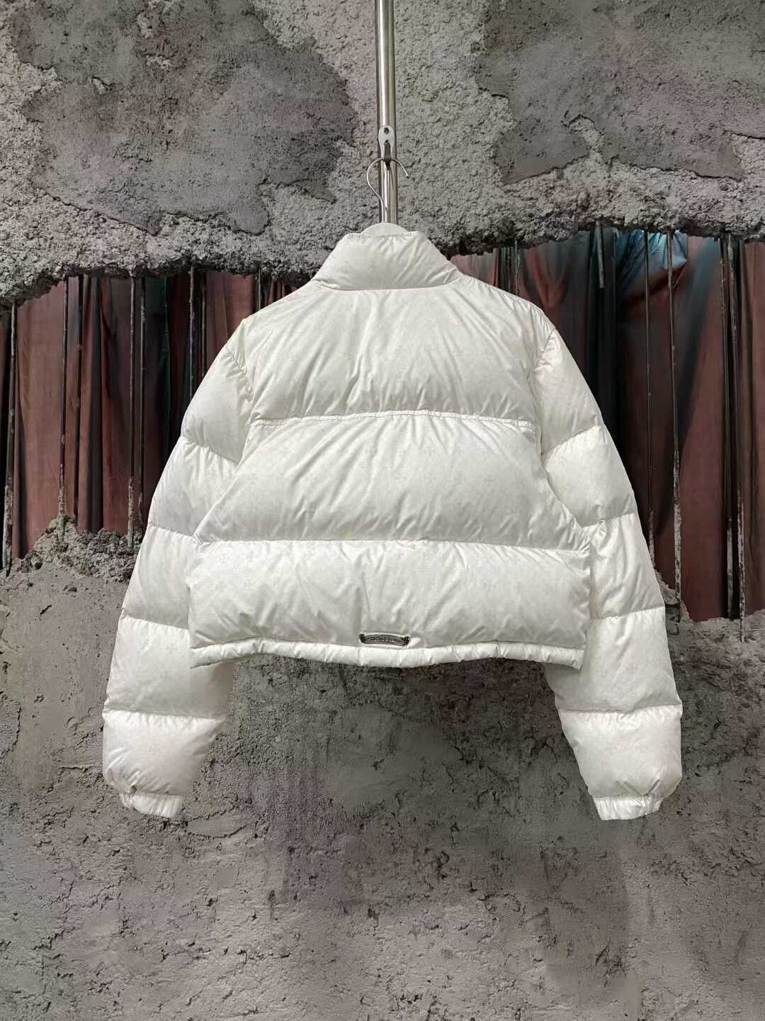 Chrome Hearts white patterned puffer jacket from chrome hearts Size S / US 4 / IT 40 - 2 Thumbnail