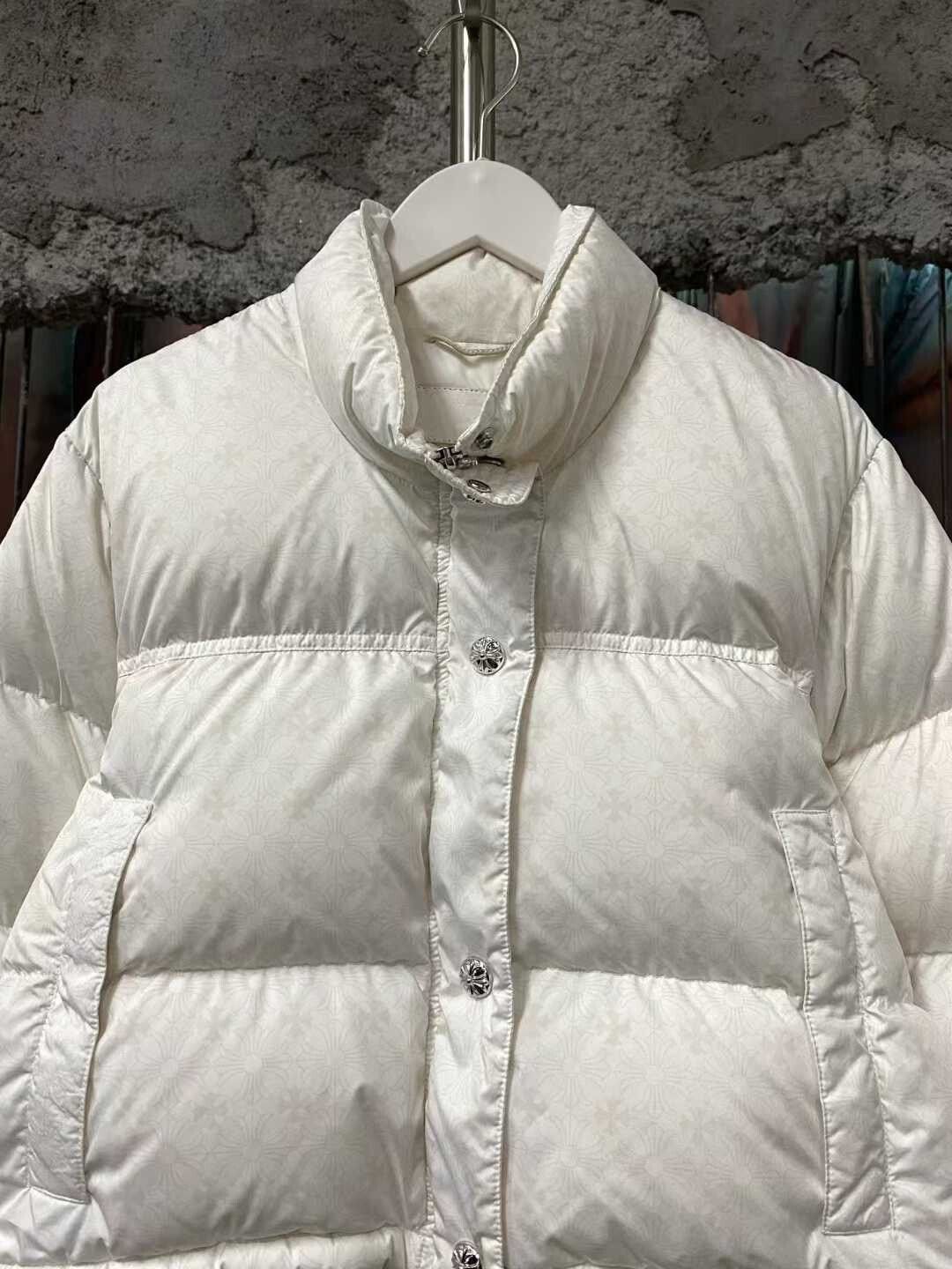 Chrome Hearts white patterned puffer jacket from chrome hearts Size S / US 4 / IT 40 - 3 Thumbnail