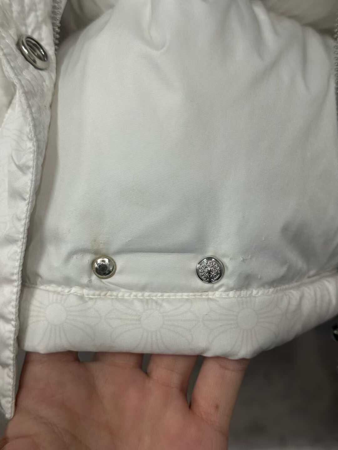 Chrome Hearts white patterned puffer jacket from chrome hearts Size S / US 4 / IT 40 - 6 Thumbnail