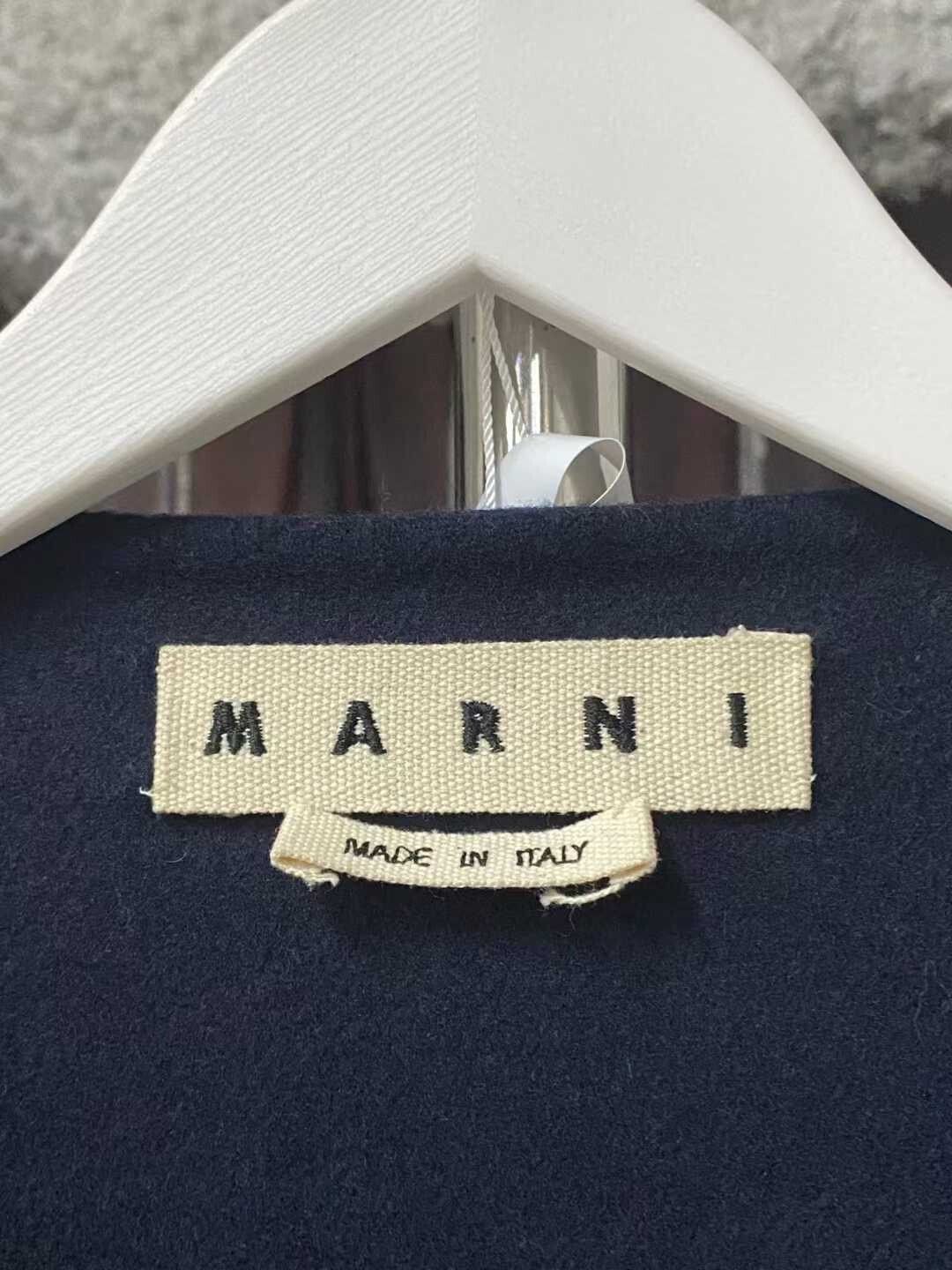 Marni navy blue wool jacket by Marni Size US L / EU 52-54 / 3 - 5 Thumbnail