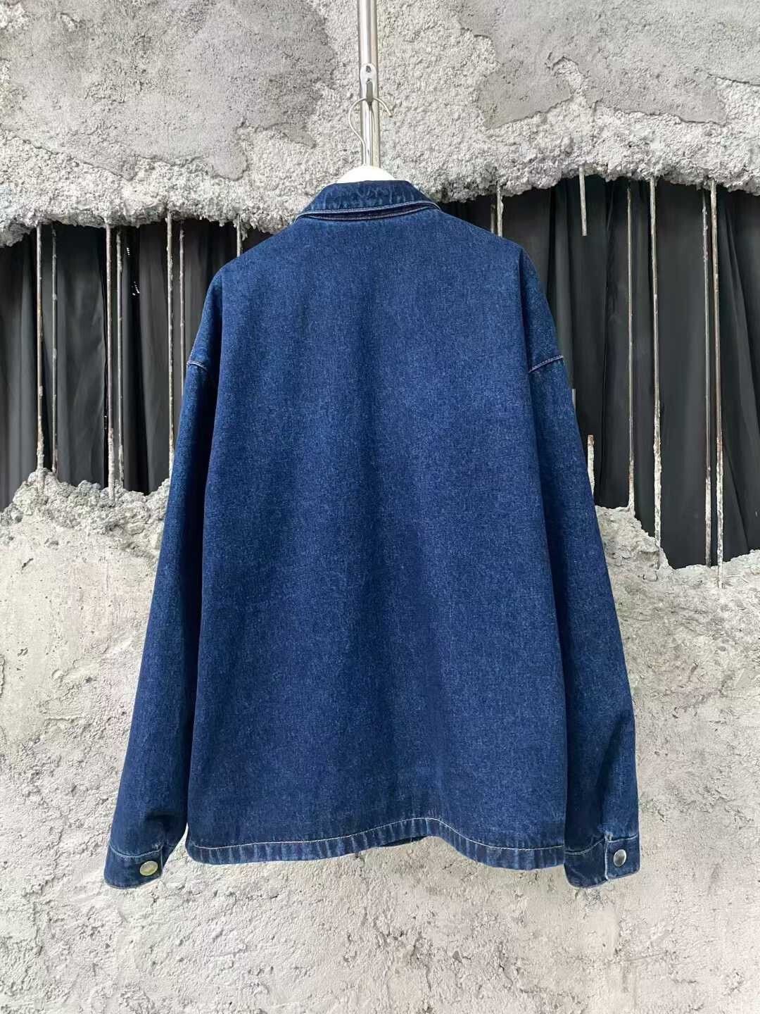 Prada new prada denim jacket outerwear Size US L / EU 52-54 / 3 - 4 Thumbnail