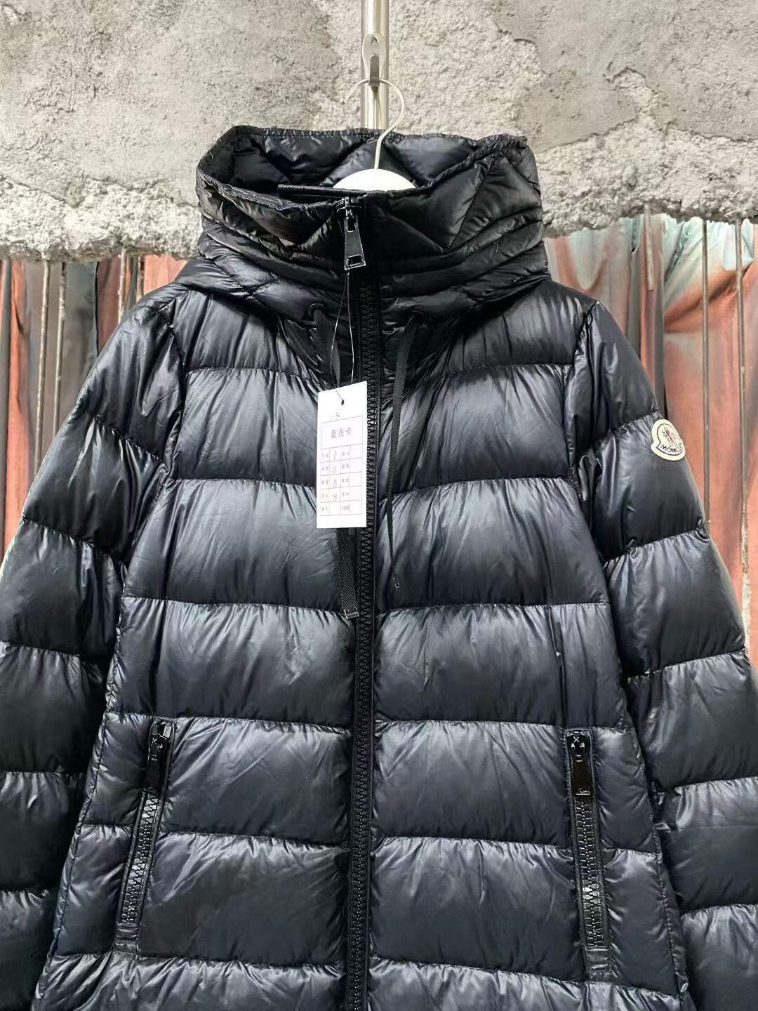 Moncler long black down coat by Moncler Size XS / US 0-2 / IT 36-38 - 3 Thumbnail