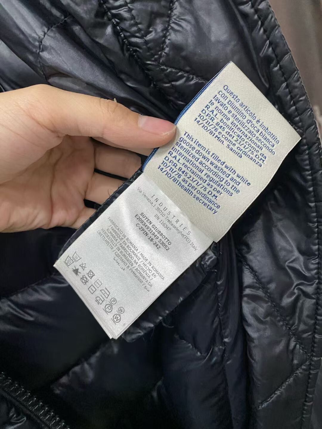 Moncler long black down coat by Moncler Size XS / US 0-2 / IT 36-38 - 8 Thumbnail