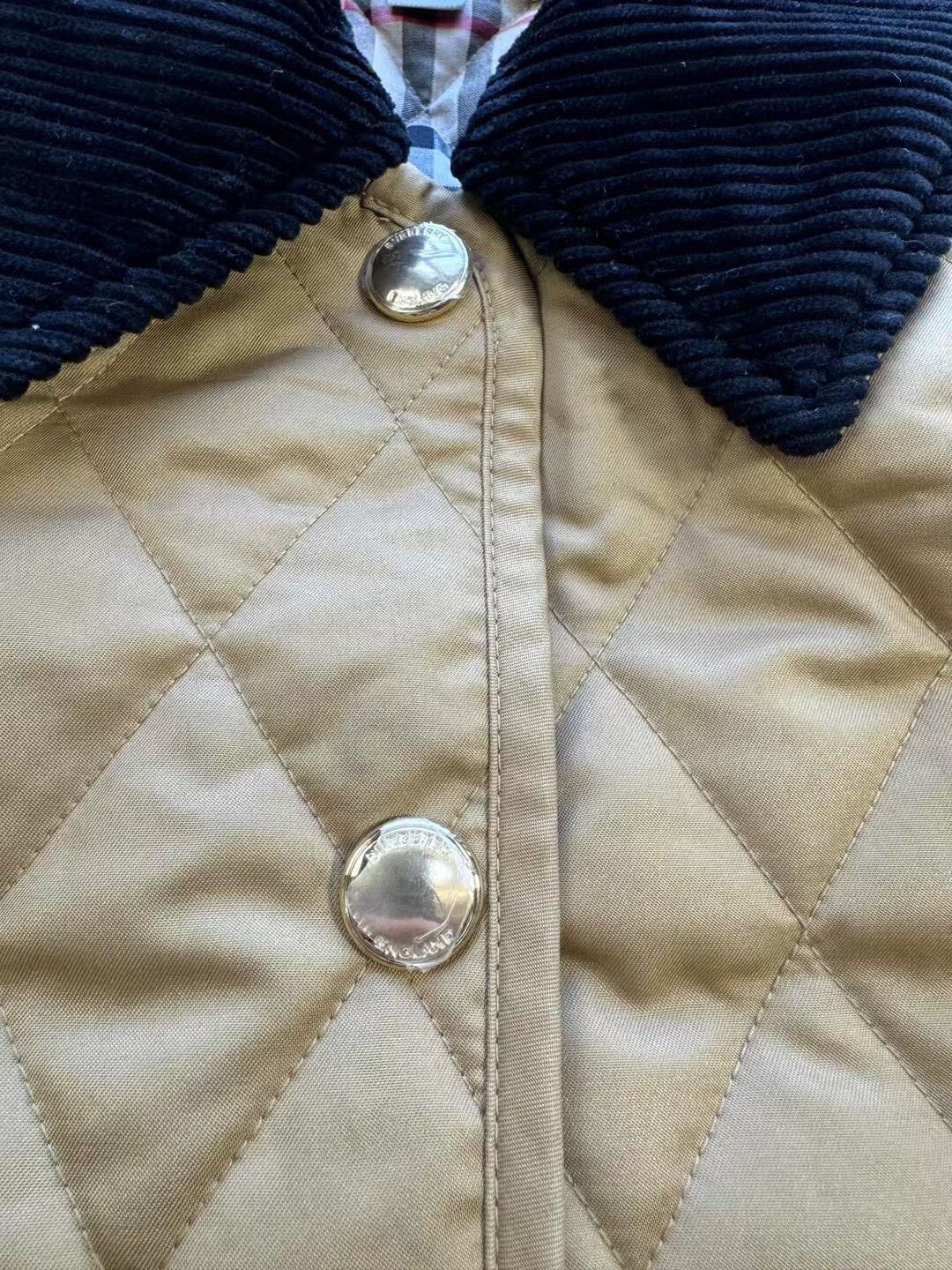 Burberry burberry quilted yellow cotton jacket Size S / US 4 / IT 40 - 6 Thumbnail