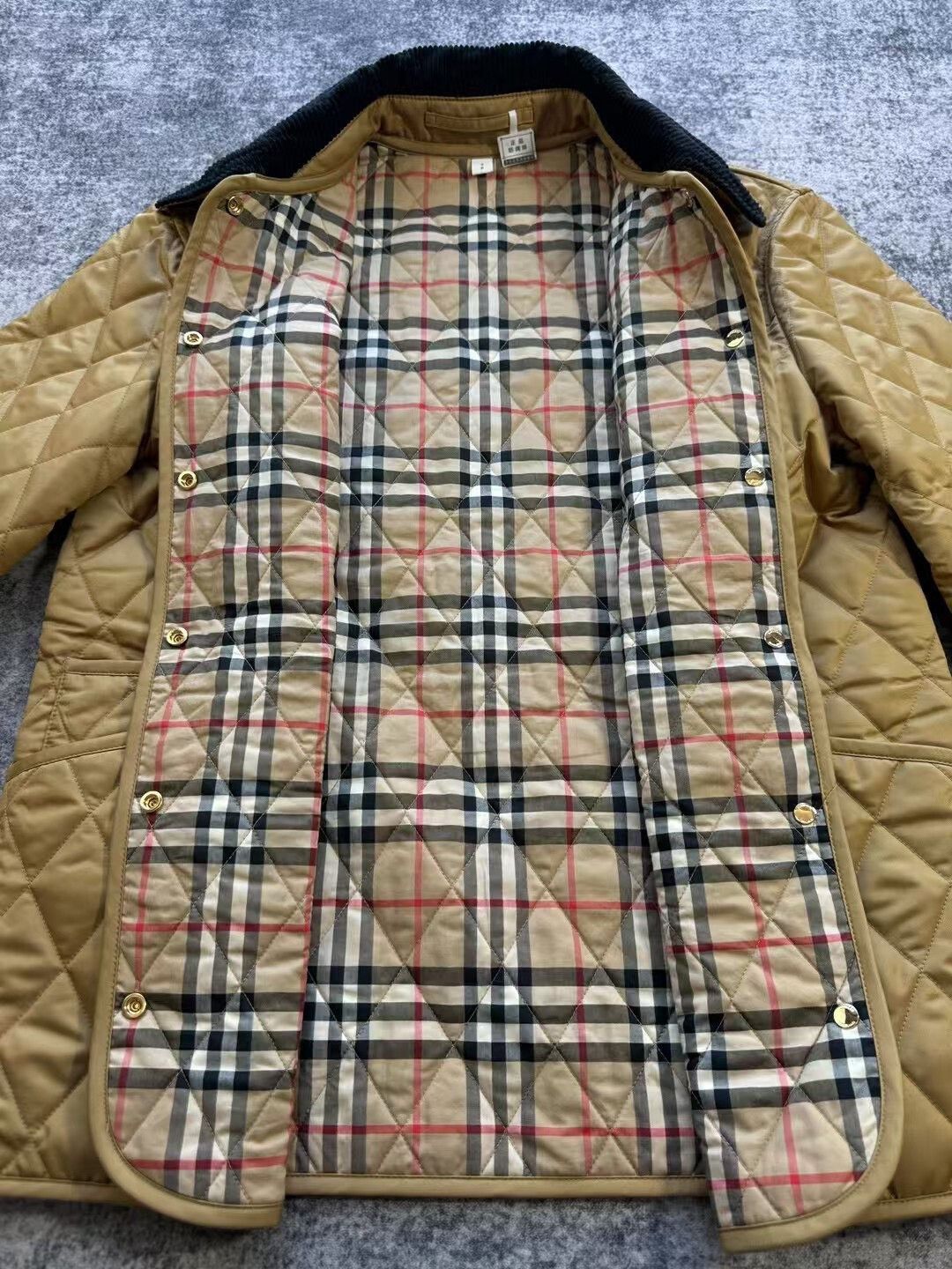 Burberry burberry quilted yellow cotton jacket Size S / US 4 / IT 40 - 7 Thumbnail