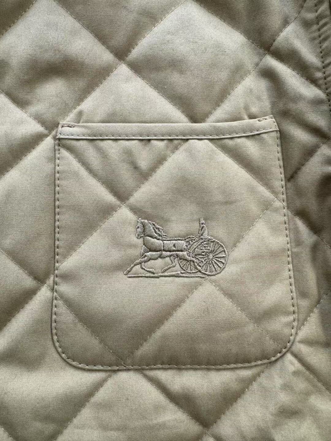 Celine celine beige quilted cotton jacket with collar Size S / US 4 / IT 40 - 5 Thumbnail