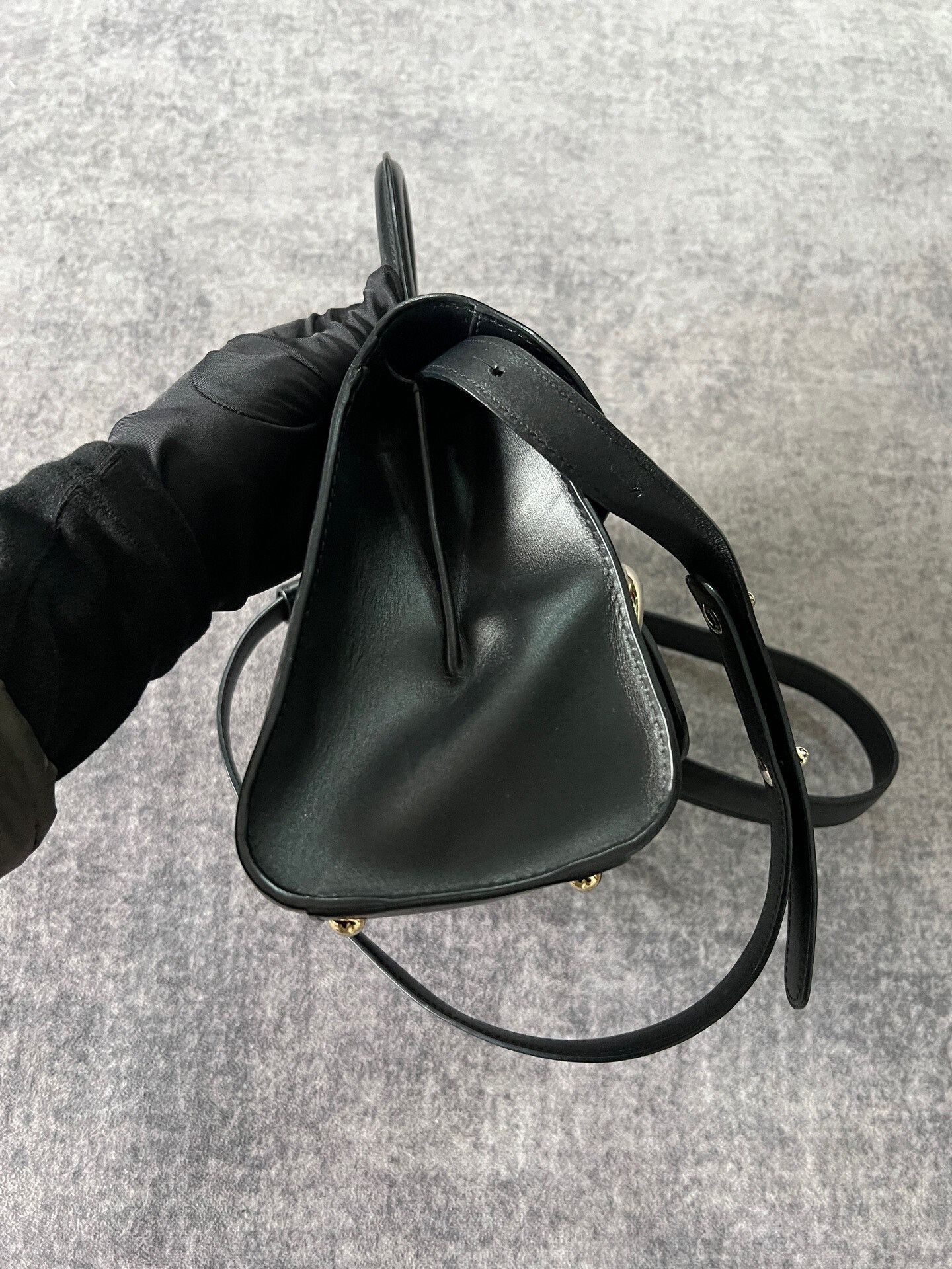 Delvaux Delvaux Black and Silver Shoulder Bag Size ONE SIZE - 7 Thumbnail