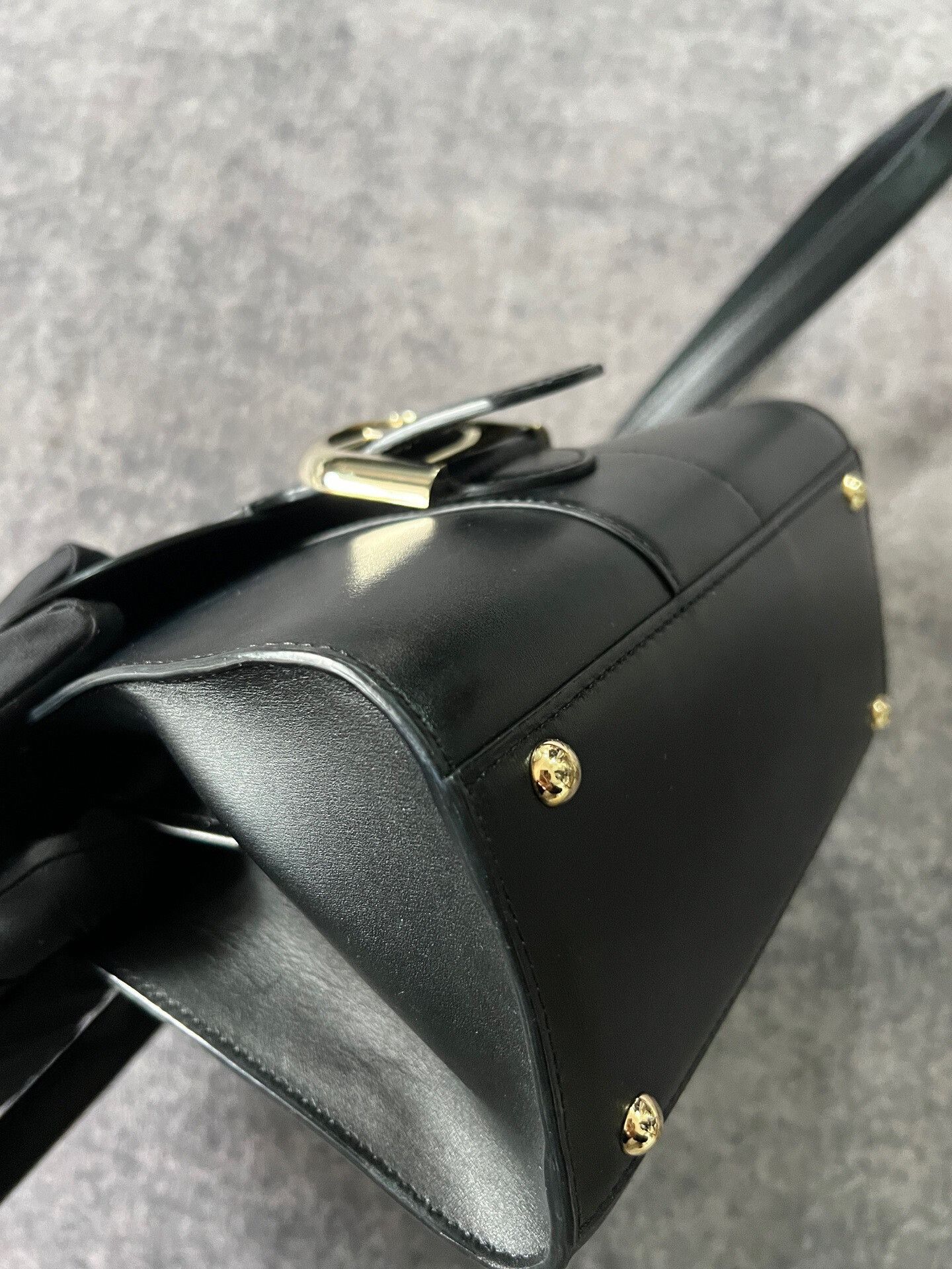 Delvaux Delvaux Black and Silver Shoulder Bag Size ONE SIZE - 8 Thumbnail