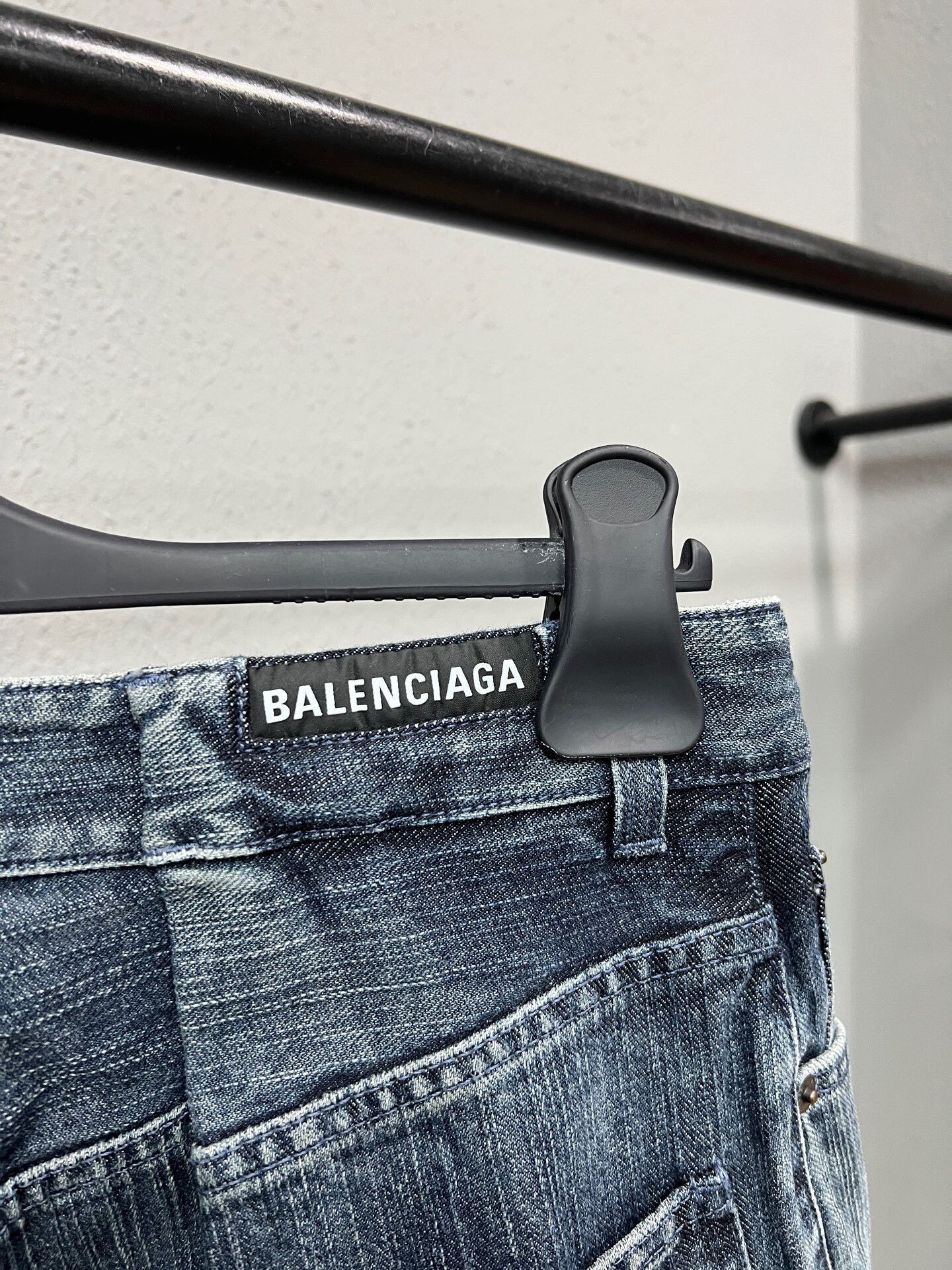 Balenciaga Balenciaga Faux Two-Piece Denim Pants Size US 26 / EU 42 - 3 Thumbnail