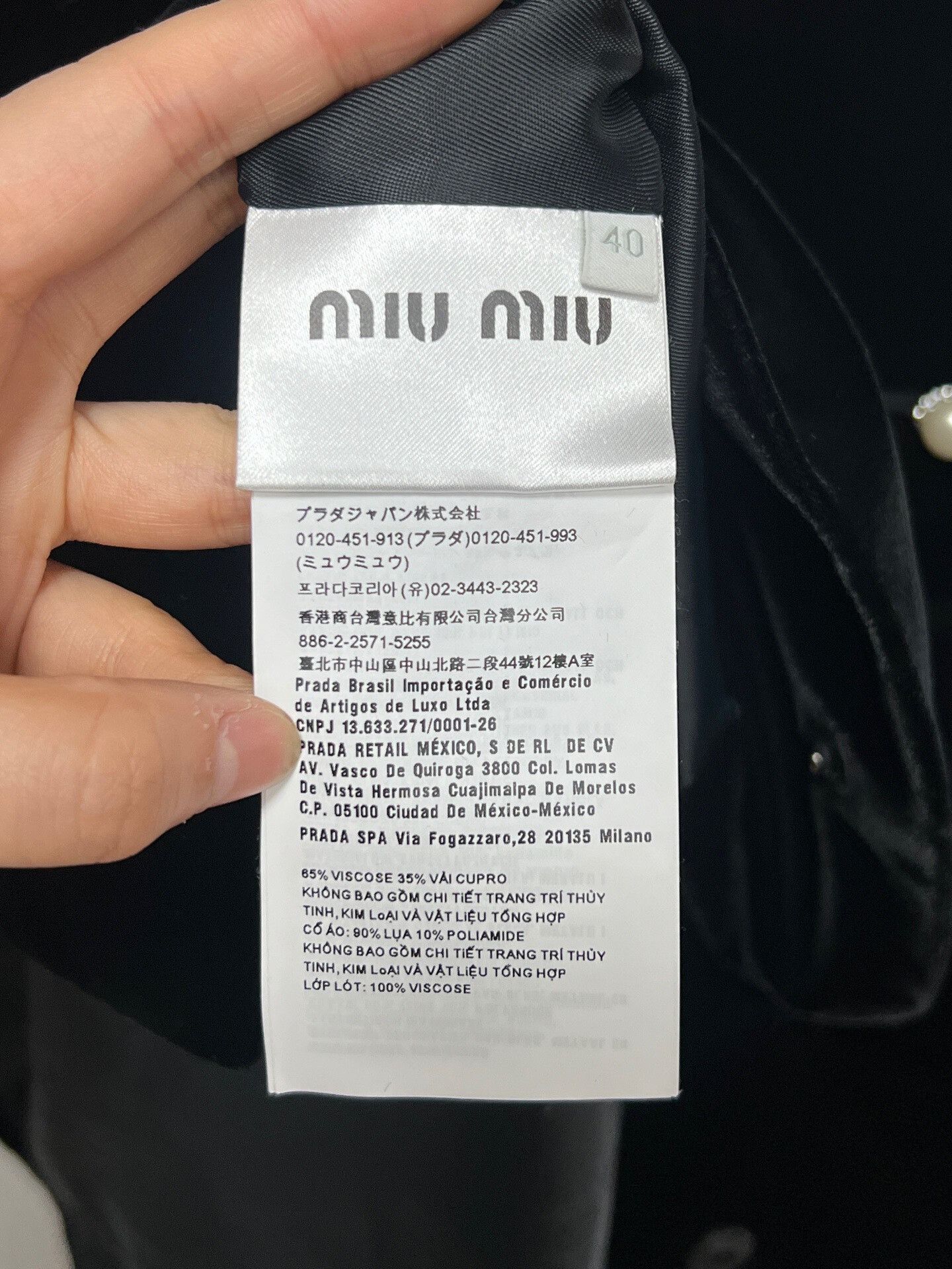 Miu Miu miu miu black and white lace dress Size M / US 6-8 / IT 42-44 - 4 Thumbnail