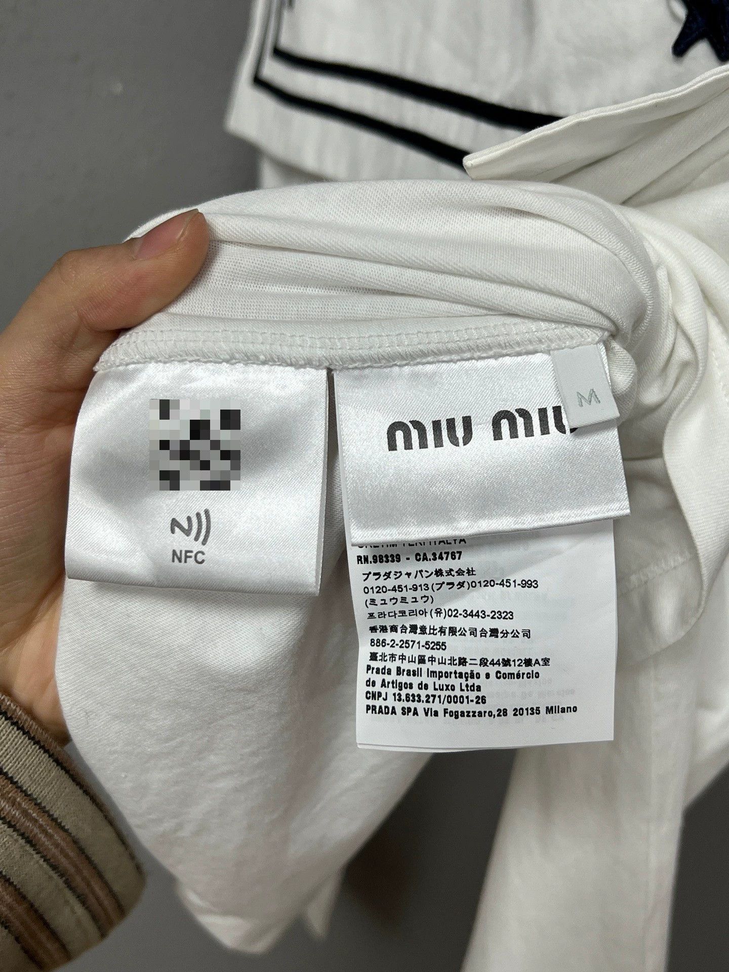 Miu Miu white nautical long sleeve top Size M / US 6-8 / IT 42-44 - 3 Thumbnail