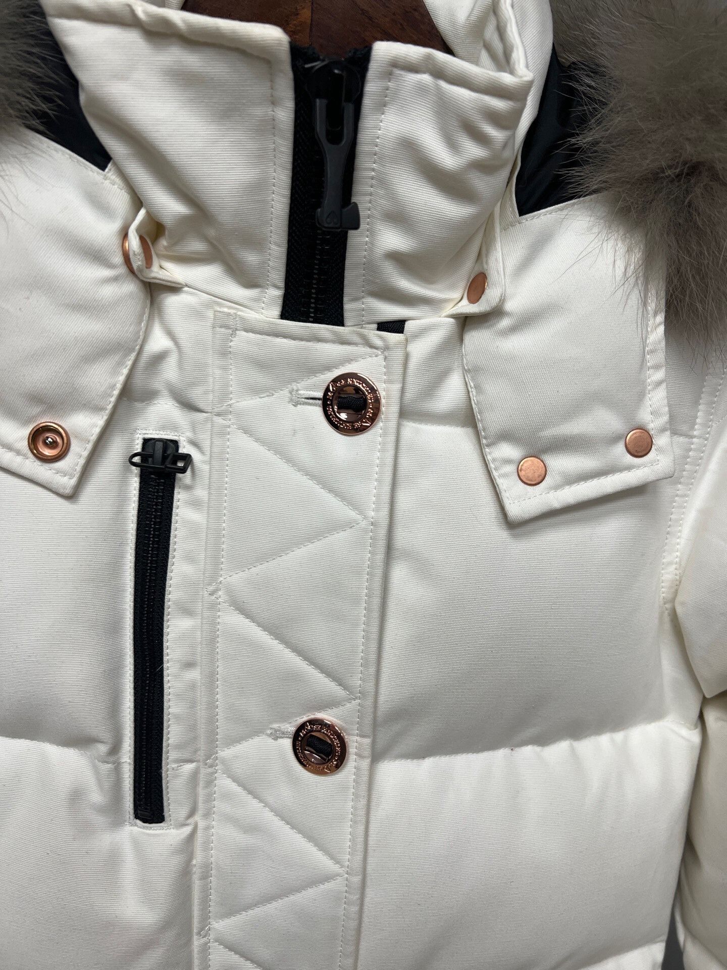 Moose Knuckles white moose knuckles puffer jacket with hood Size S / US 4 / IT 40 - 3 Thumbnail