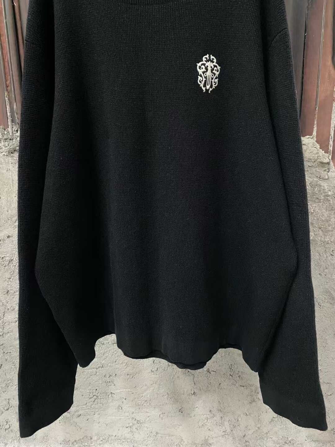 Chrome Hearts black cashmere sword sweater by chrome hearts Size US XL / EU 56 / 4 - 4 Thumbnail