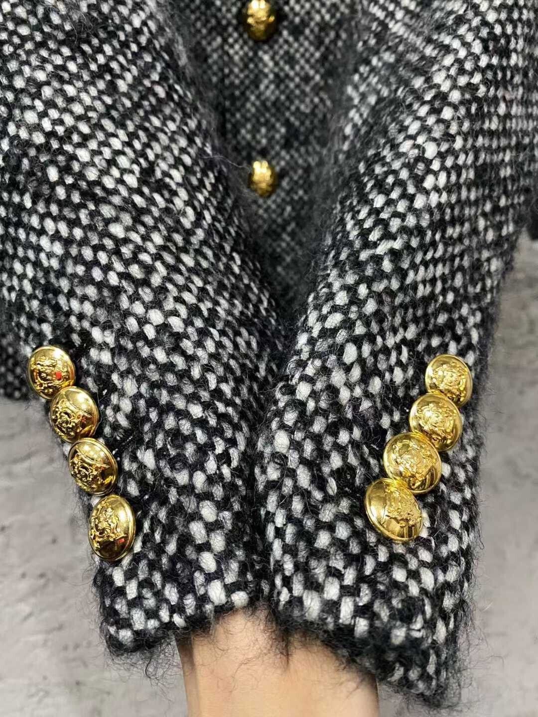 Celine black tweed jacket by Celine Size M / US 6-8 / IT 42-44 - 5 Thumbnail