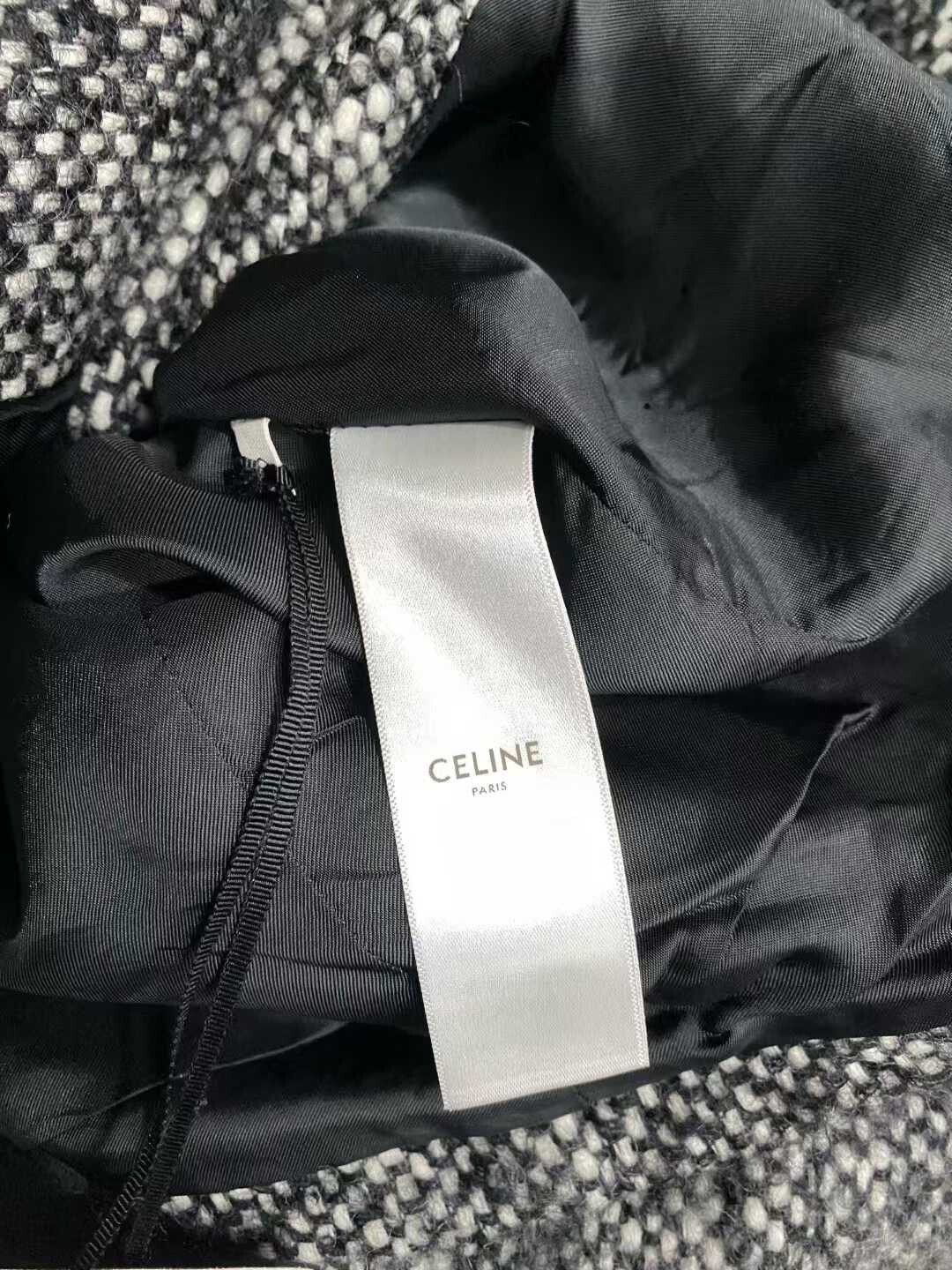 Celine black tweed jacket by Celine Size M / US 6-8 / IT 42-44 - 7 Thumbnail