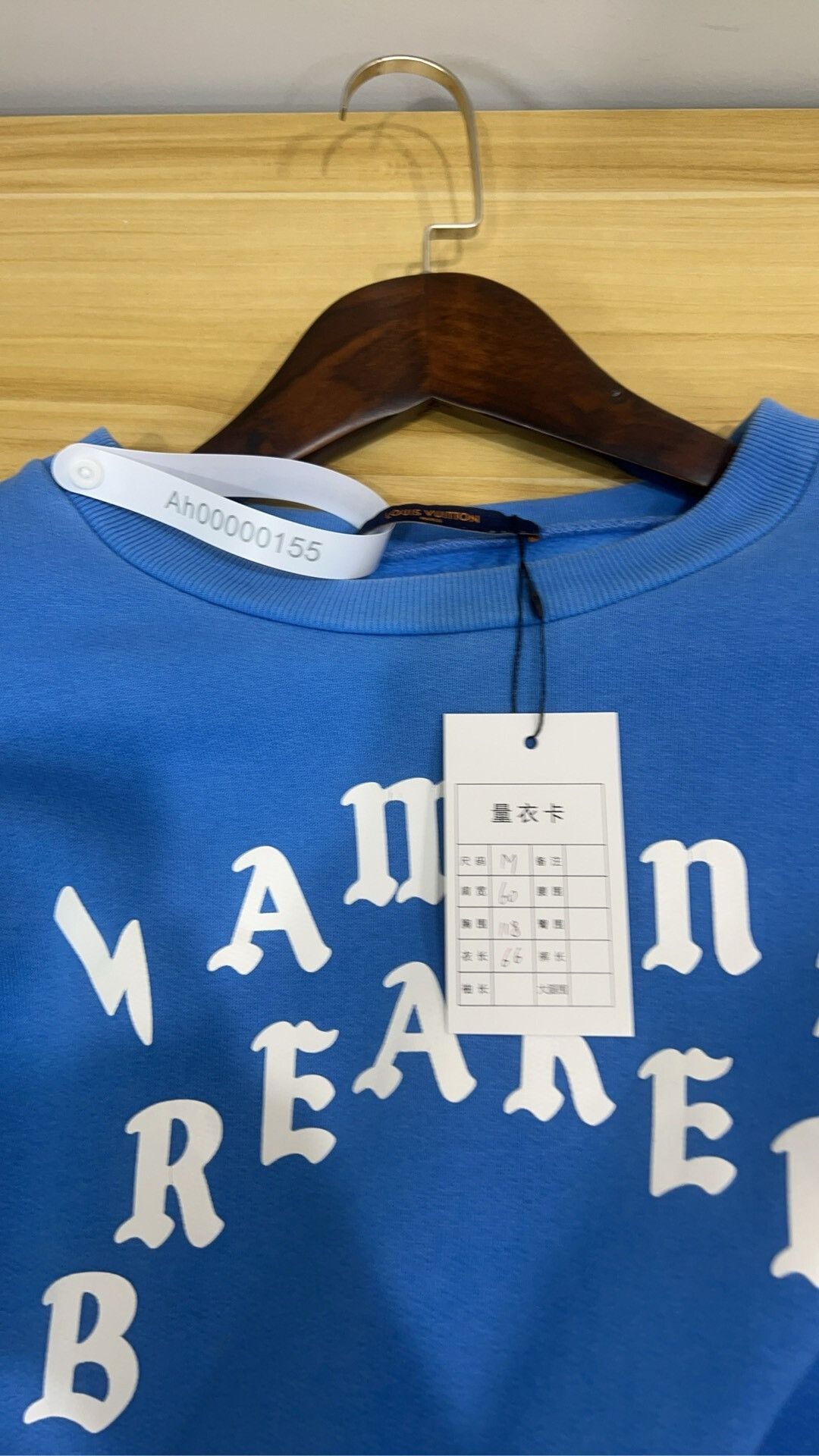 Louis Vuitton lv blue logo sweatshirt in size medium Size US M / EU 48-50 / 2 - 5 Thumbnail