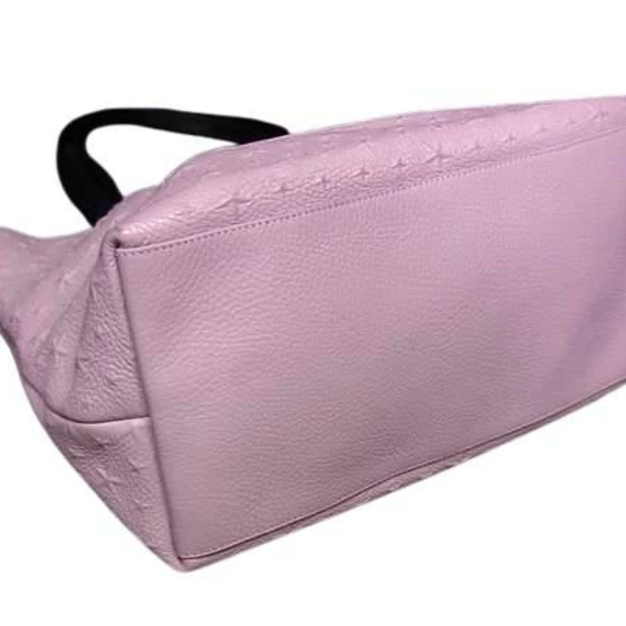 Jimmy Choo JIMMY CHOO Pimlico Tote Bag in Purple and Black Leather with Embossed Star Studs Size ONE SIZE - 5 Thumbnail