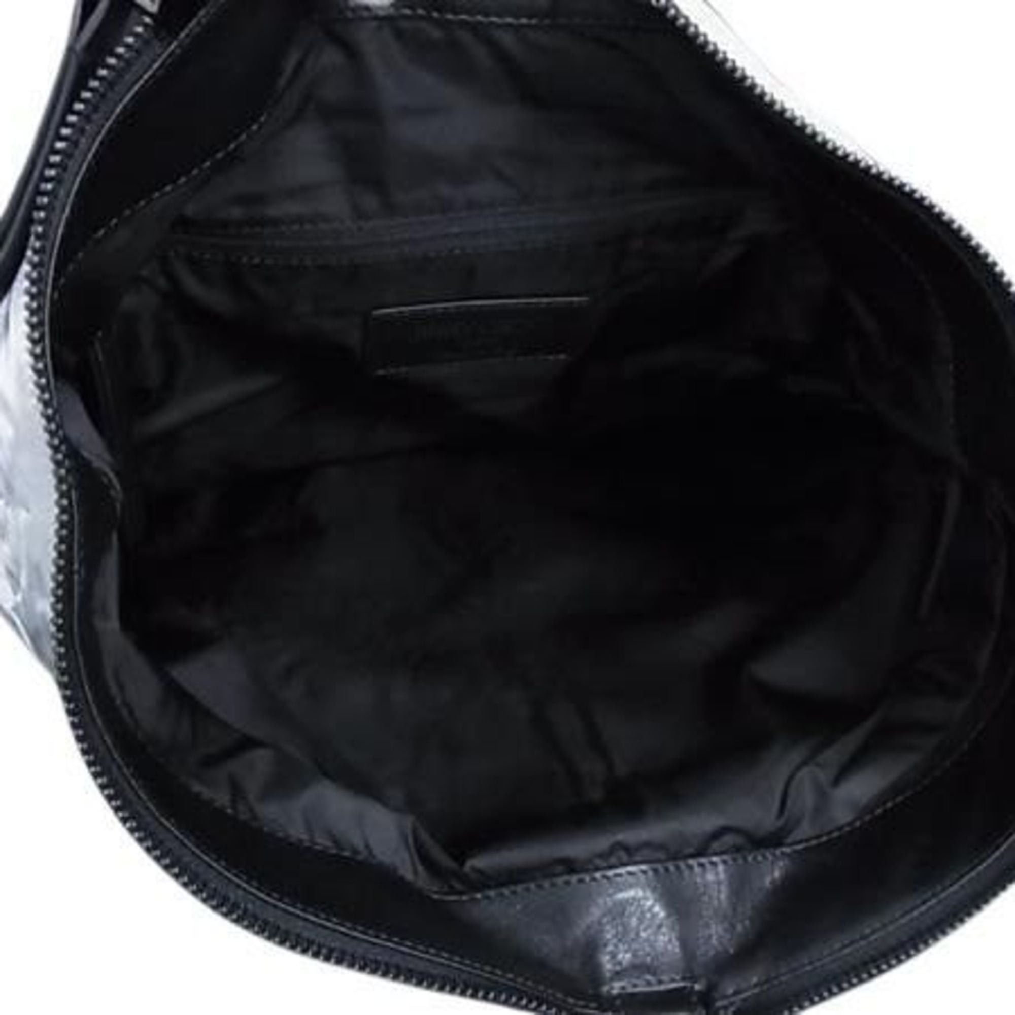 Jimmy Choo JIMMY CHOO Fitzroy Backpack in Silver and Black Nylon Leather with Star Studs for Men Women Size ONE SIZE - 6 Thumbnail
