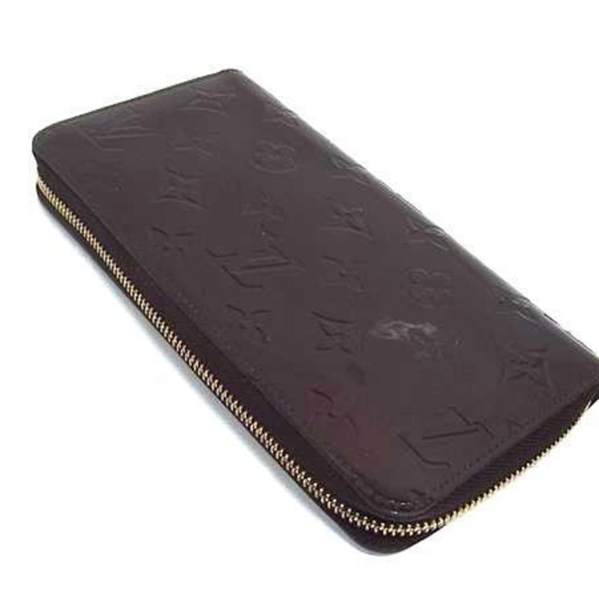 Louis Vuitton LOUIS VUITTON Zippy Wallet M93522 Amaranth Monogram Vernis Women's Round Long Size ONE SIZE - 3 Thumbnail