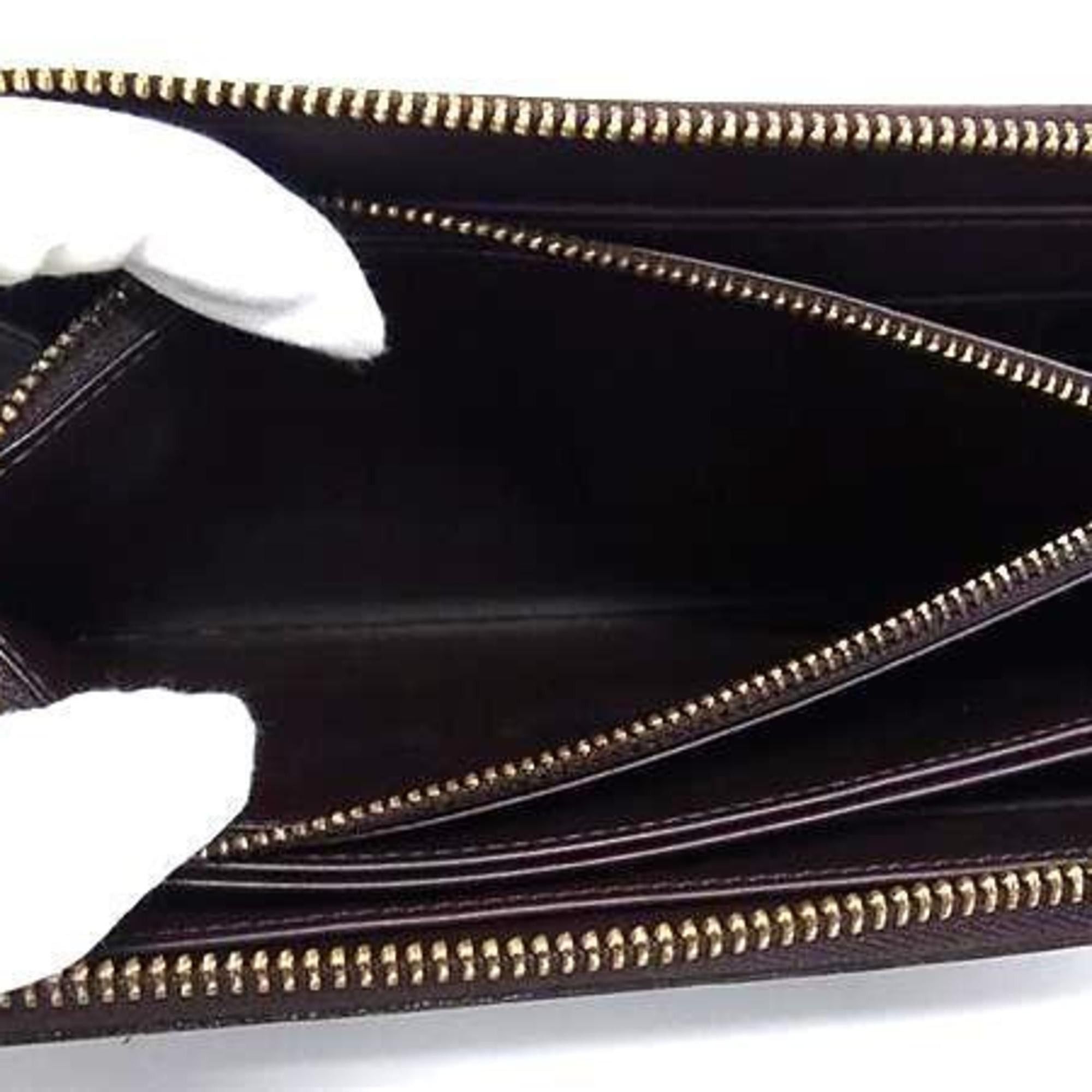 Louis Vuitton LOUIS VUITTON Zippy Wallet M93522 Amaranth Monogram Vernis Women's Round Long Size ONE SIZE - 5 Thumbnail