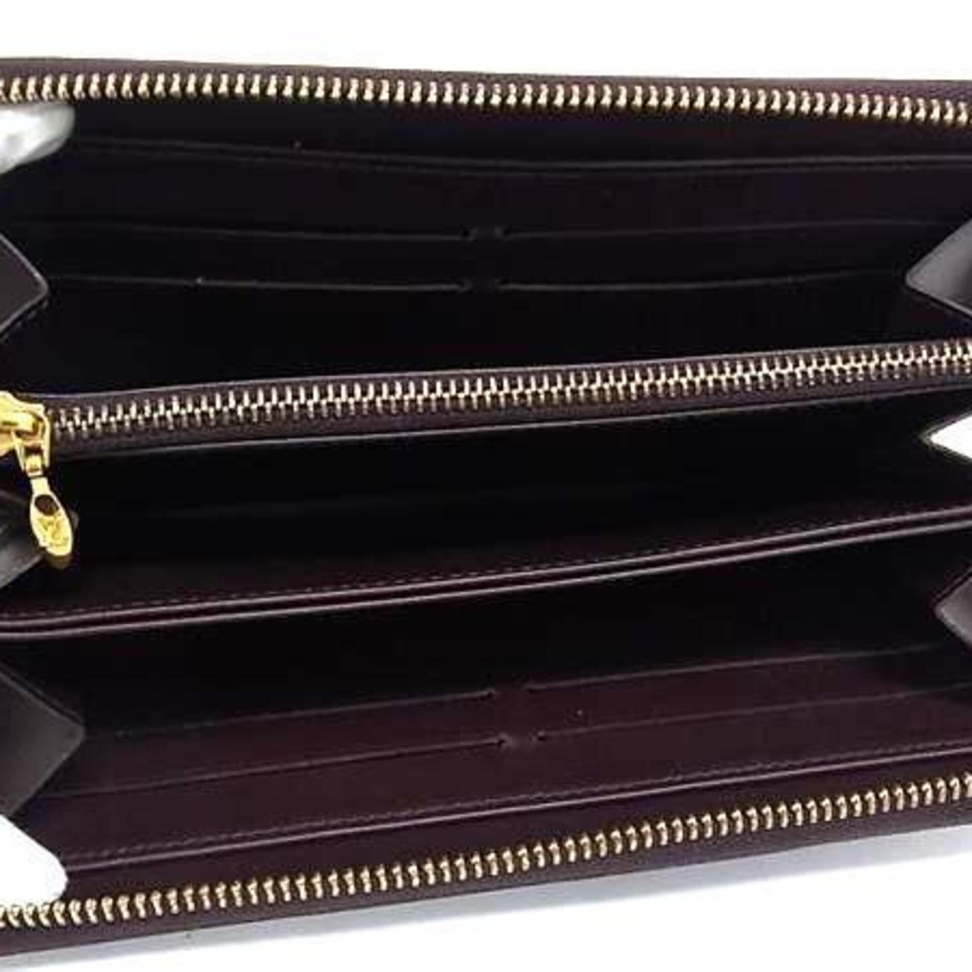 Louis Vuitton LOUIS VUITTON Zippy Wallet M93522 Amaranth Monogram Vernis Women's Round Long Size ONE SIZE - 4 Thumbnail