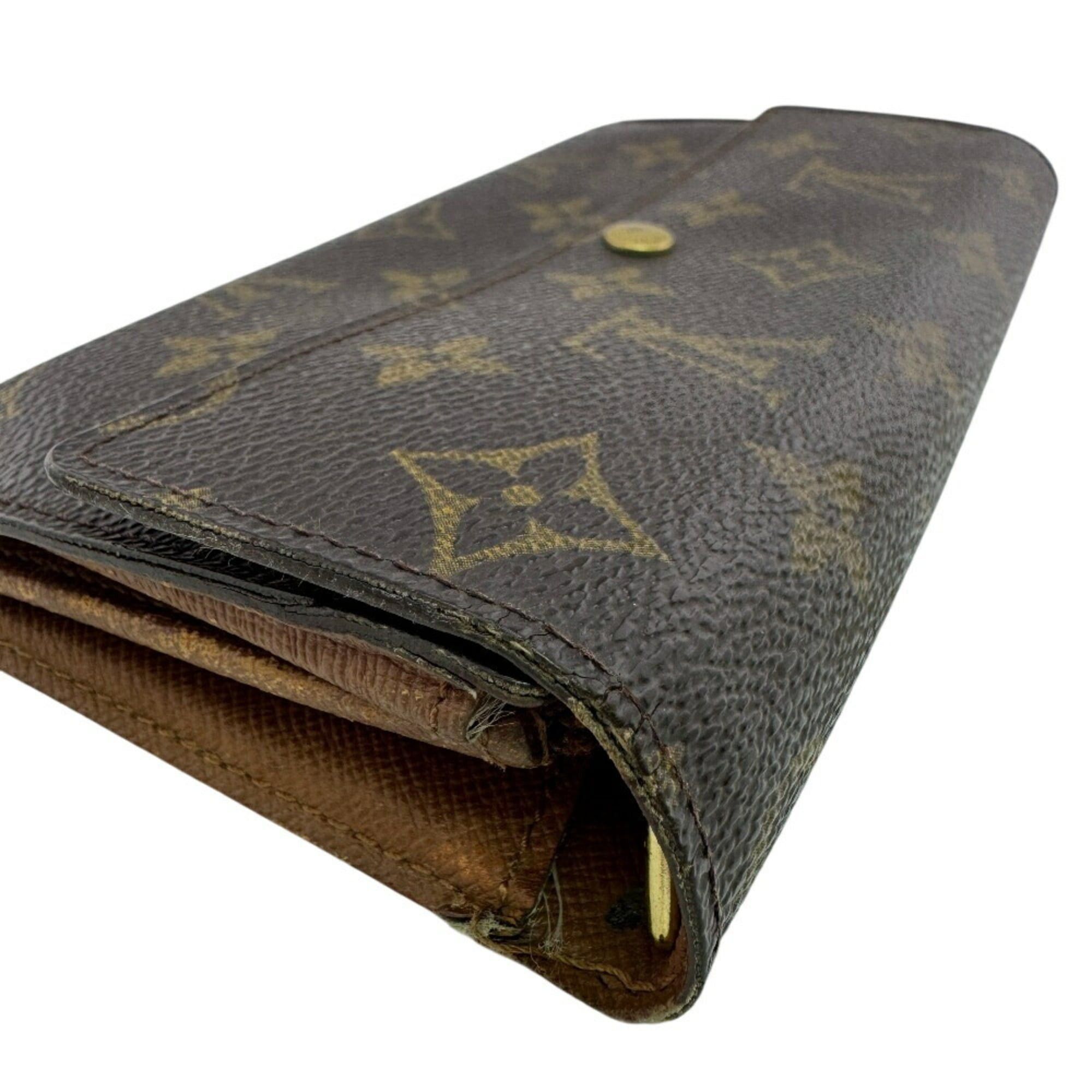 LOUIS VUITTON M61725 Porte Monnaie Credit Monogram Long Wallet 