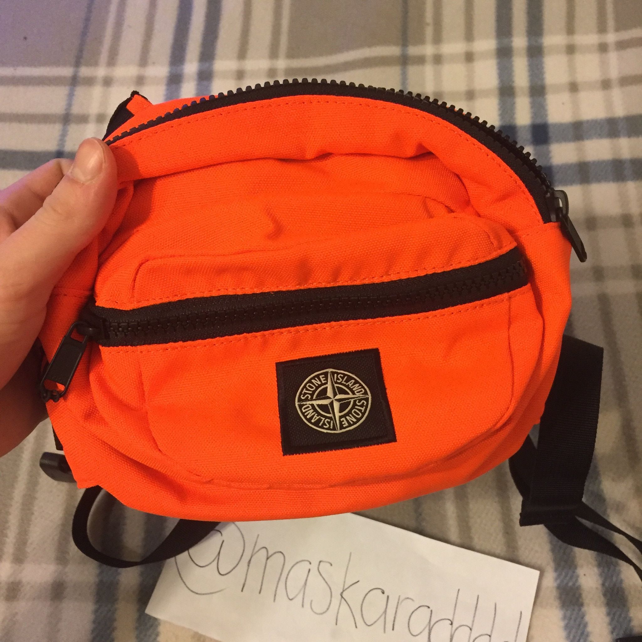 Stone Island Logo Bag 701590771 orange | Grailed Stone Island Logo Bag 701590771 orange | Grailed