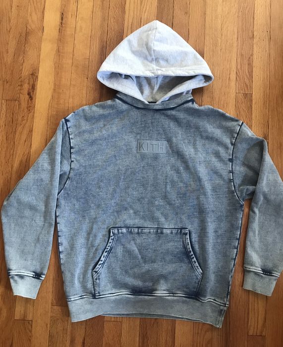 Kith Kith Two Tone Indigo Hoodie | Grailed