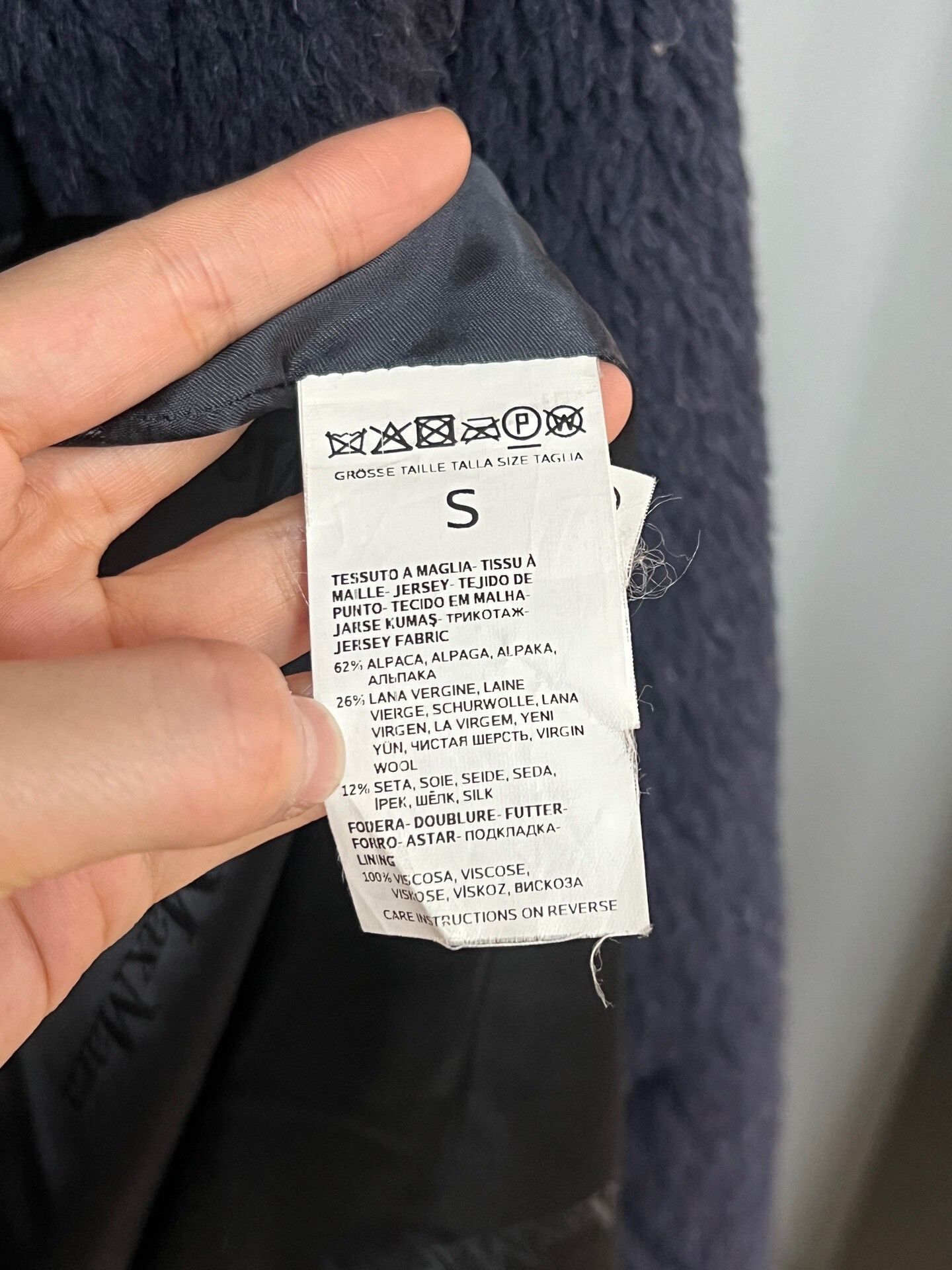 Max Mara Maxmara Blue Teddy Coat Size S Size S / US 4 / IT 40 - 4 Thumbnail