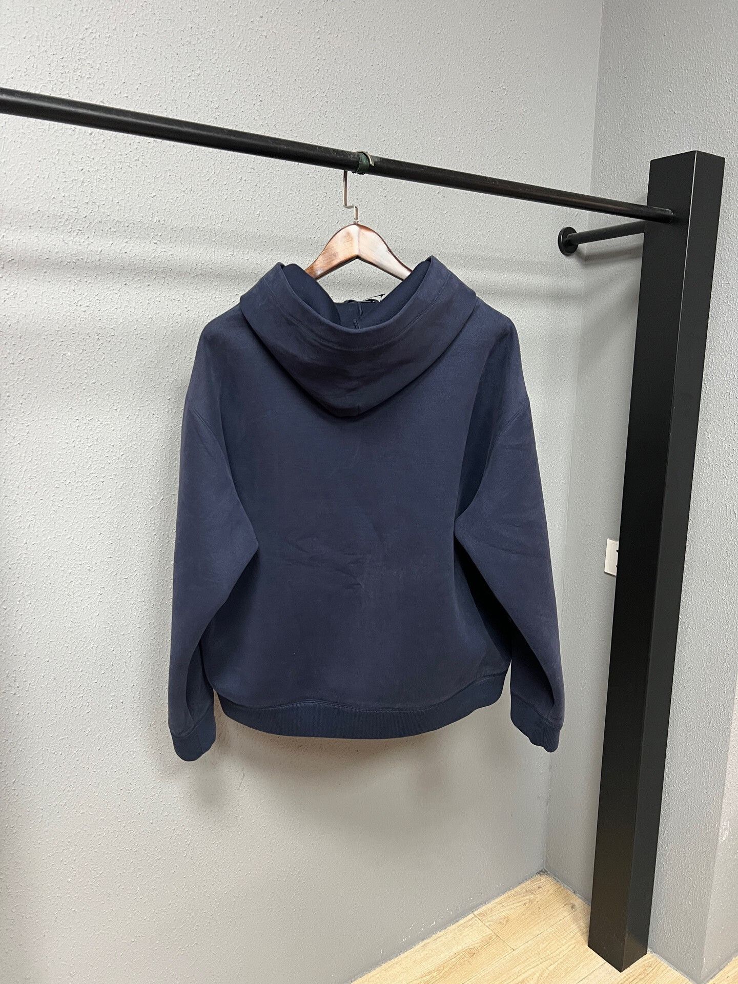 miumiu navy suede zip-up jacket