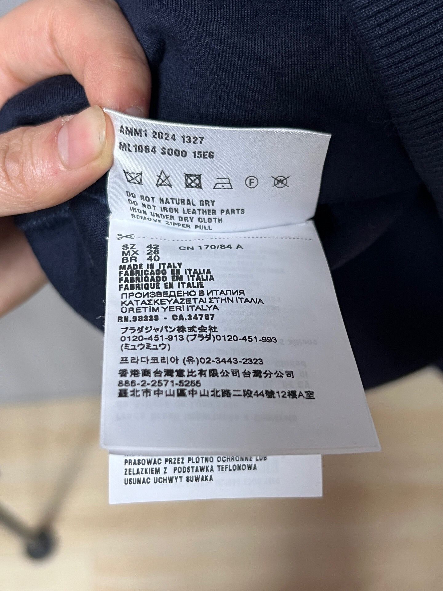 miumiu navy suede zip-up jacket