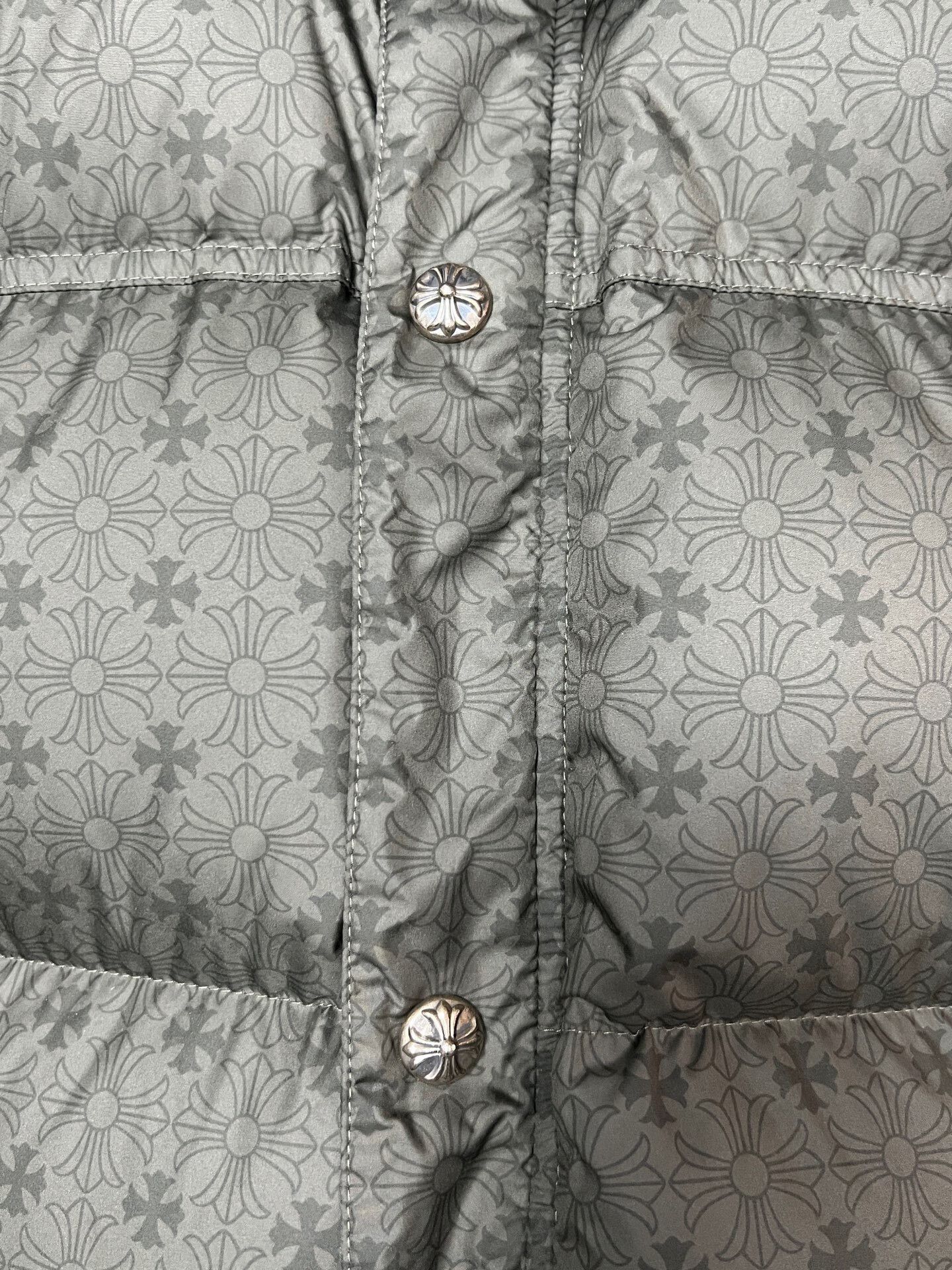 Chrome Hearts chrome hearts green printed puffer jacket Size US M / EU 48-50 / 2 - 4 Thumbnail