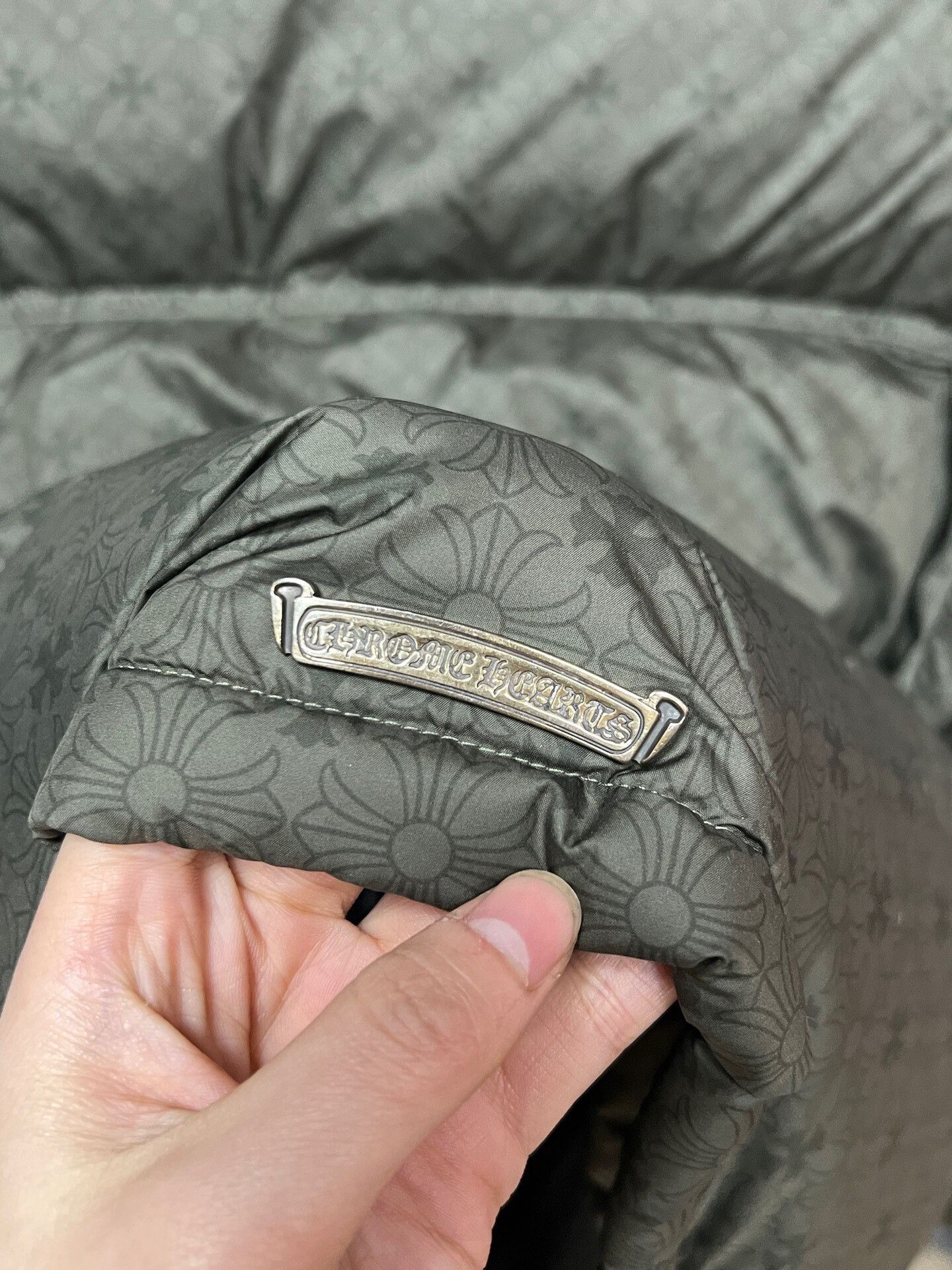 Chrome Hearts chrome hearts green printed puffer jacket Size US M / EU 48-50 / 2 - 6 Thumbnail