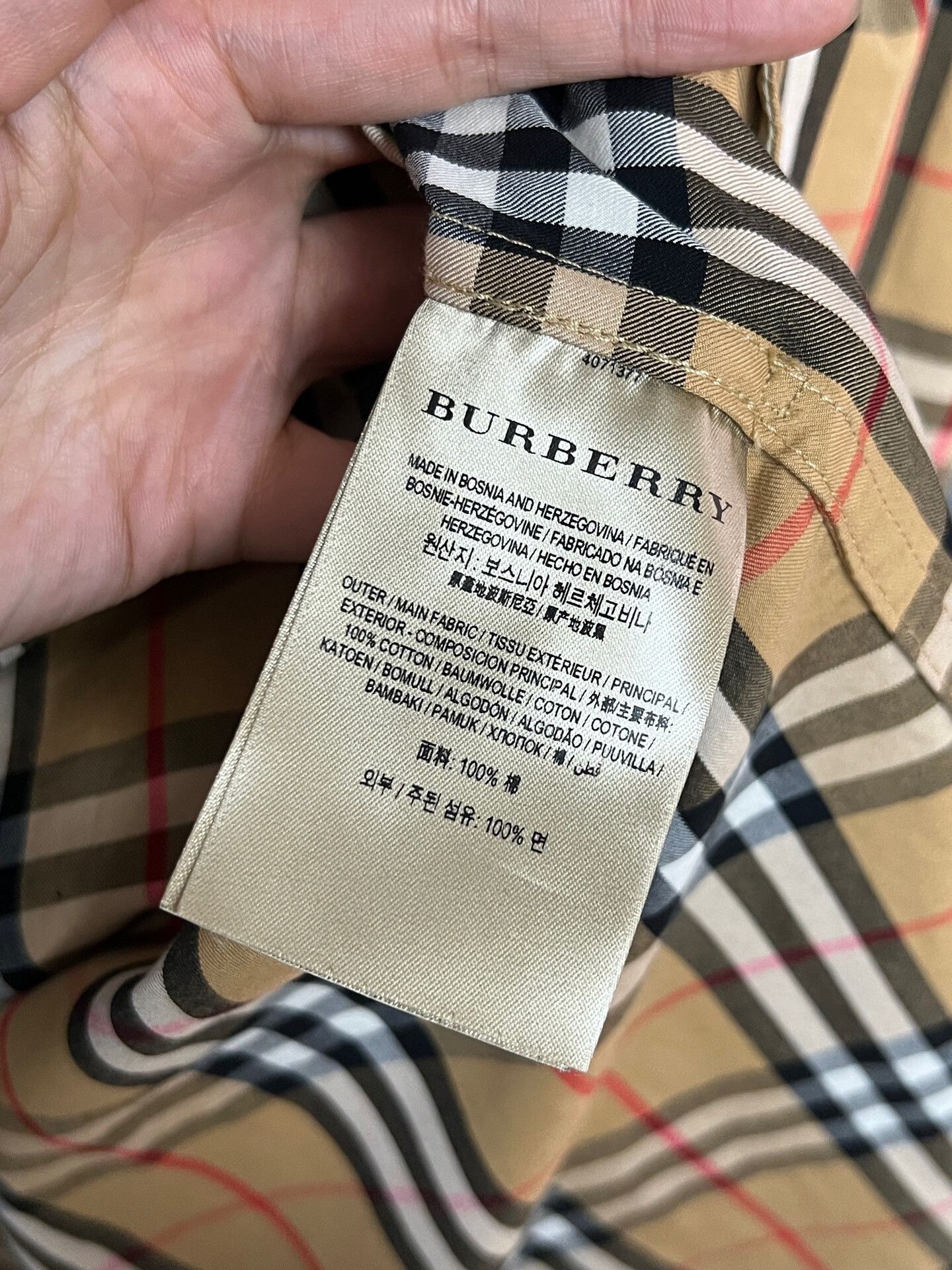 Burberry burberry double-breasted check coat Size S / US 4 / IT 40 - 4 Thumbnail
