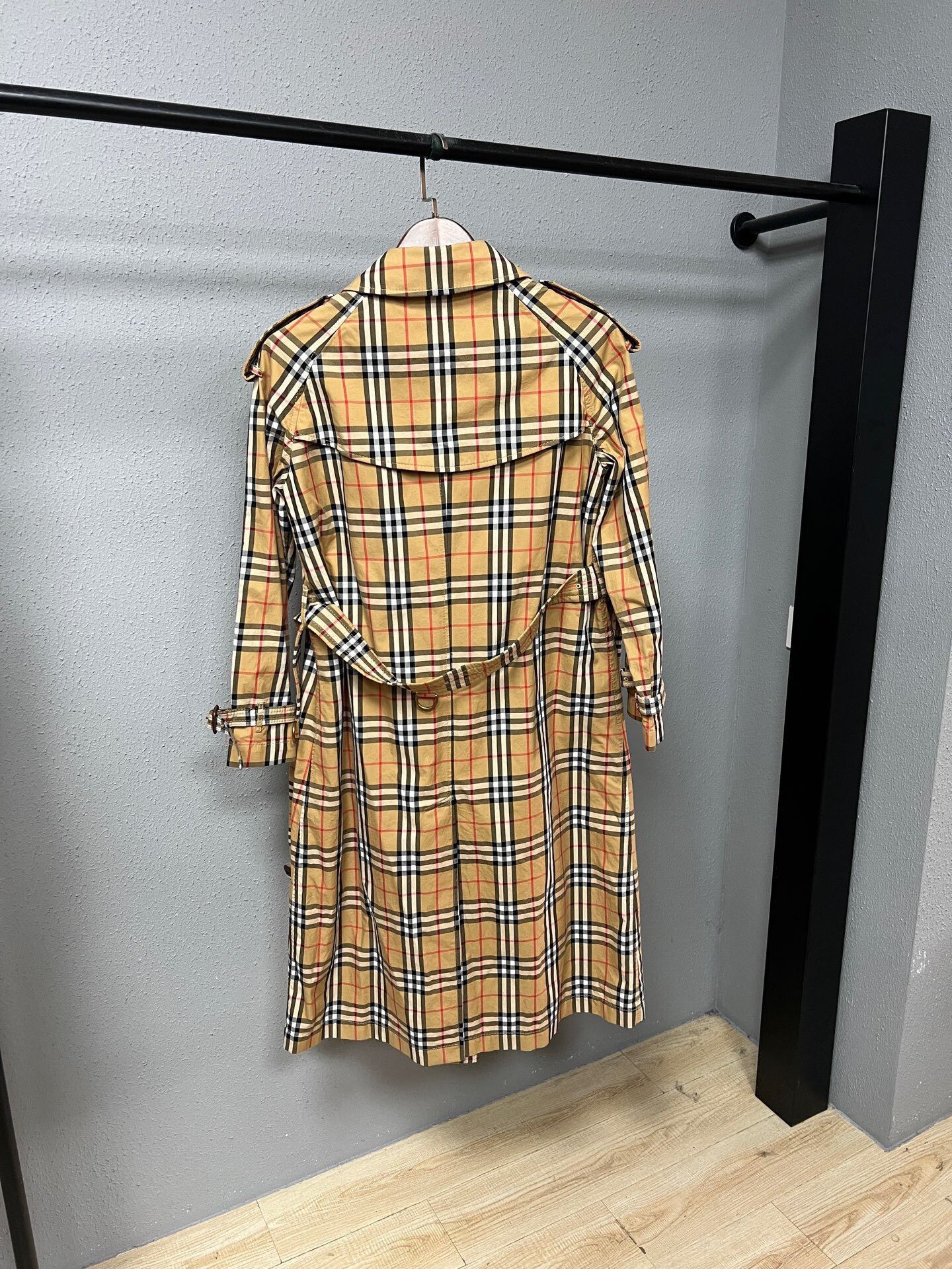 Burberry burberry double-breasted check coat Size S / US 4 / IT 40 - 2 Thumbnail