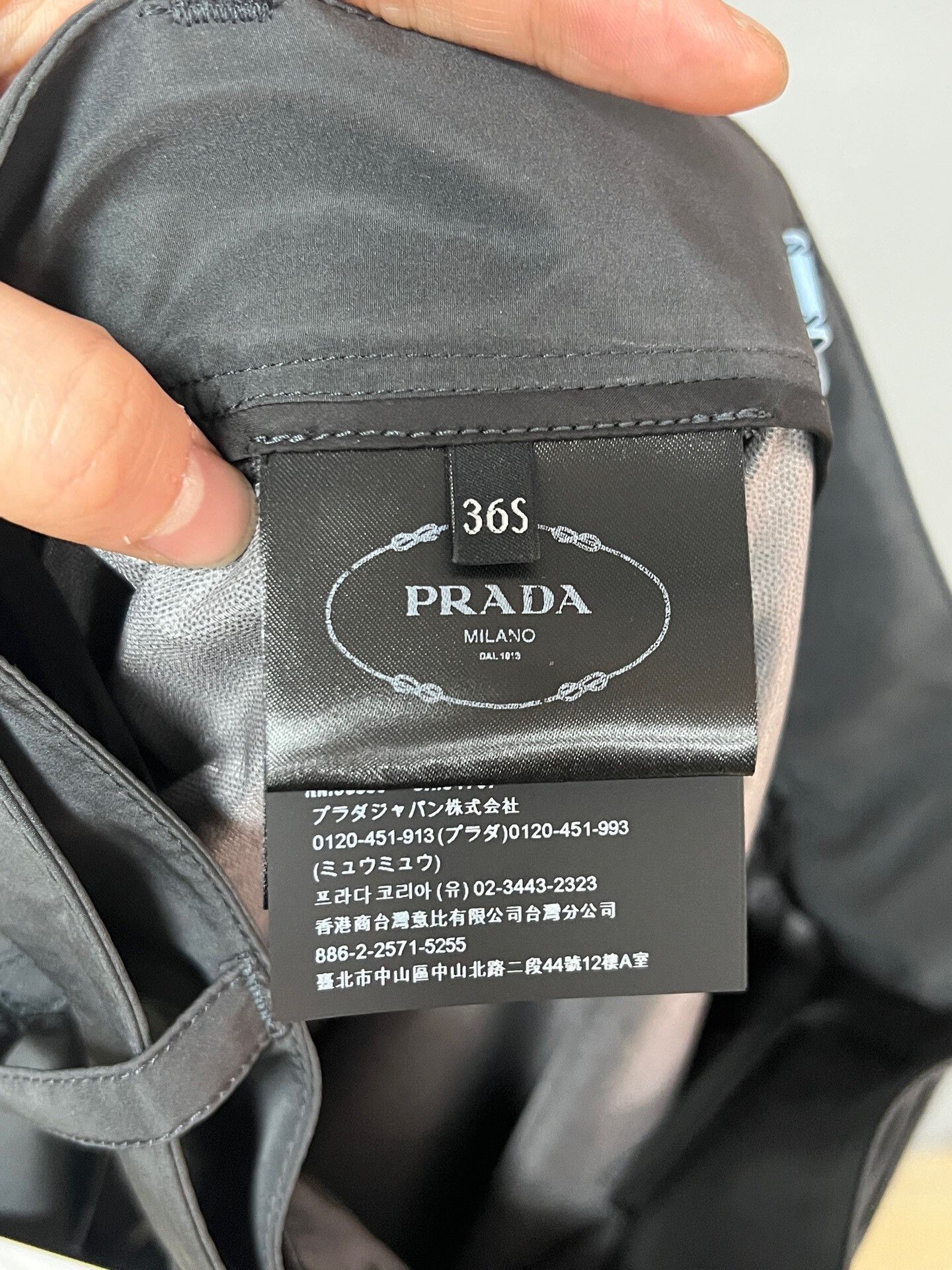 Prada black nylon functional skirt by Prada Size 36" / US 14 / IT 50 - 4 Thumbnail