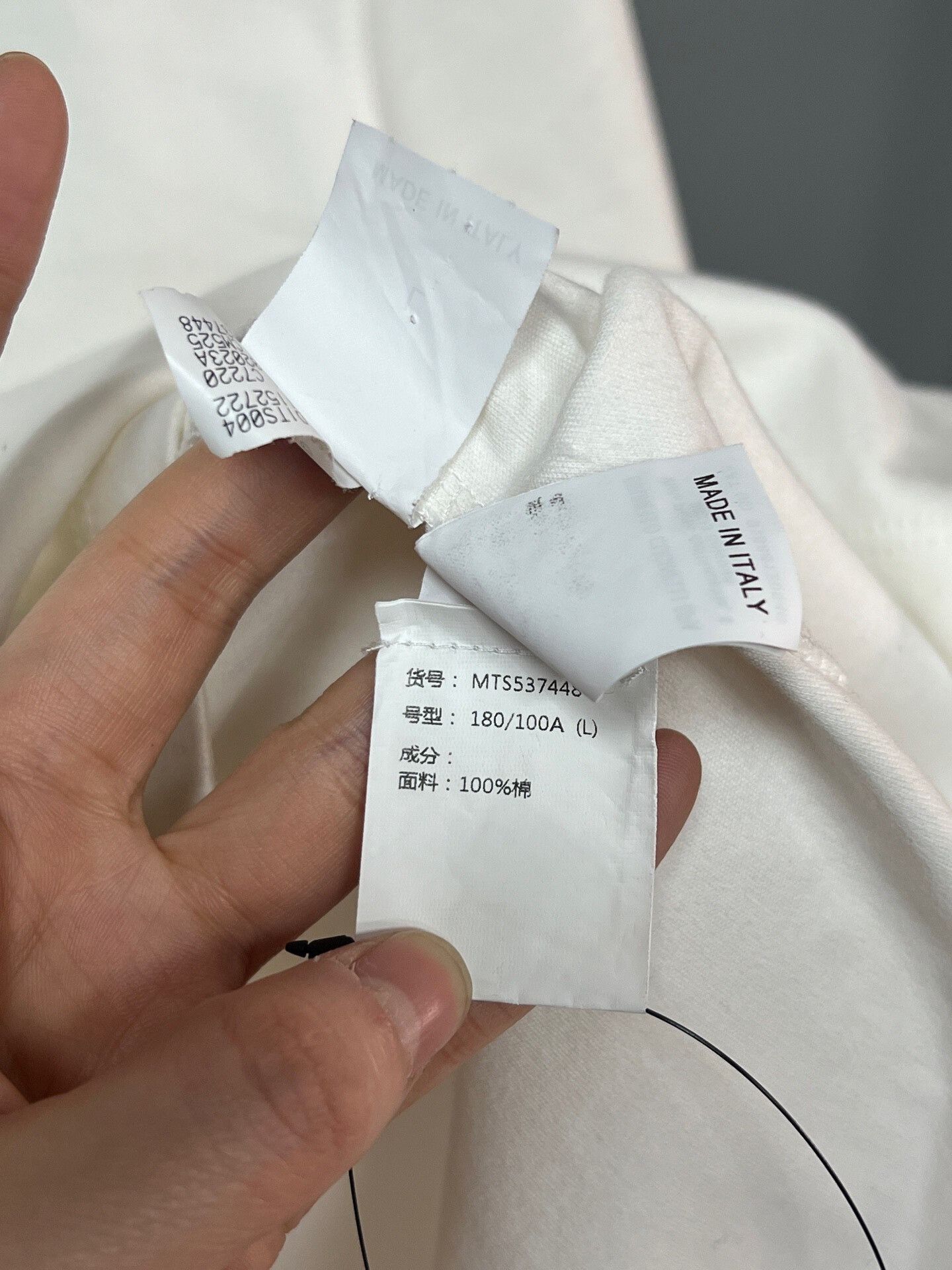 Brunello Cucinelli brunello cucinelli short sleeve white shirt Size US L / EU 52-54 / 3 - 3 Thumbnail