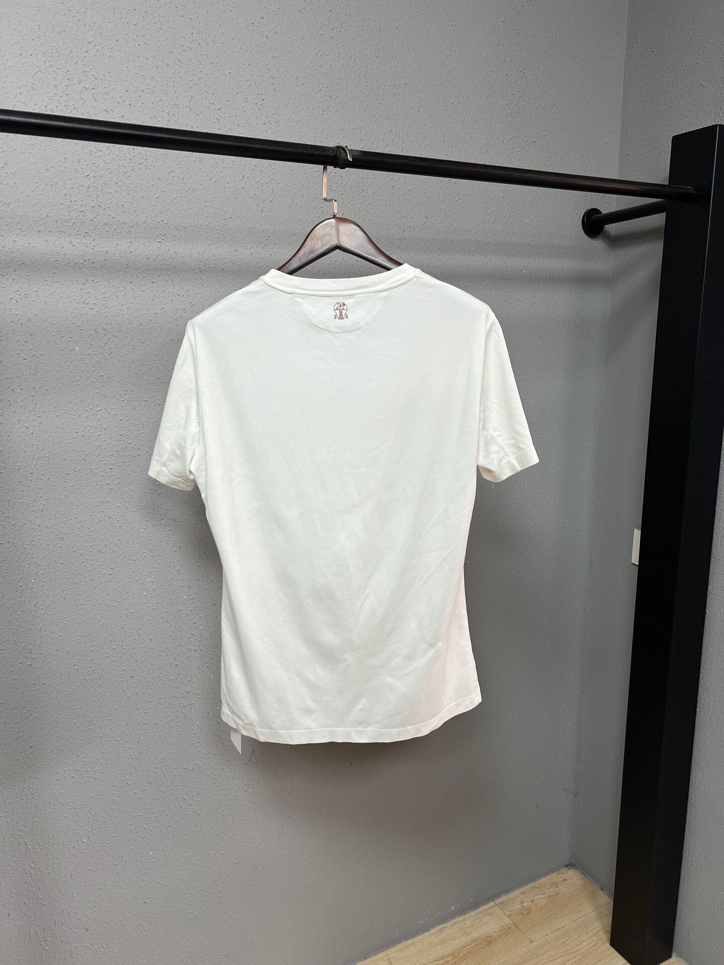 Brunello Cucinelli brunello cucinelli short sleeve white shirt Size US L / EU 52-54 / 3 - 2 Thumbnail