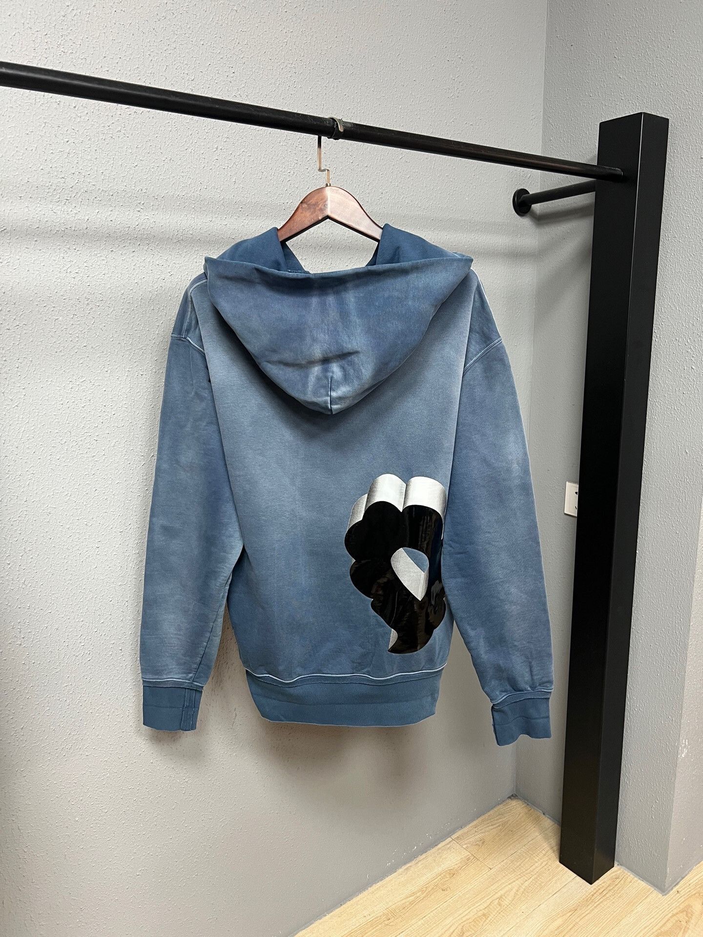 Maison Margiela maison margiela blue distressed hoodie Size US S / EU 44-46 / 1 - 2 Thumbnail