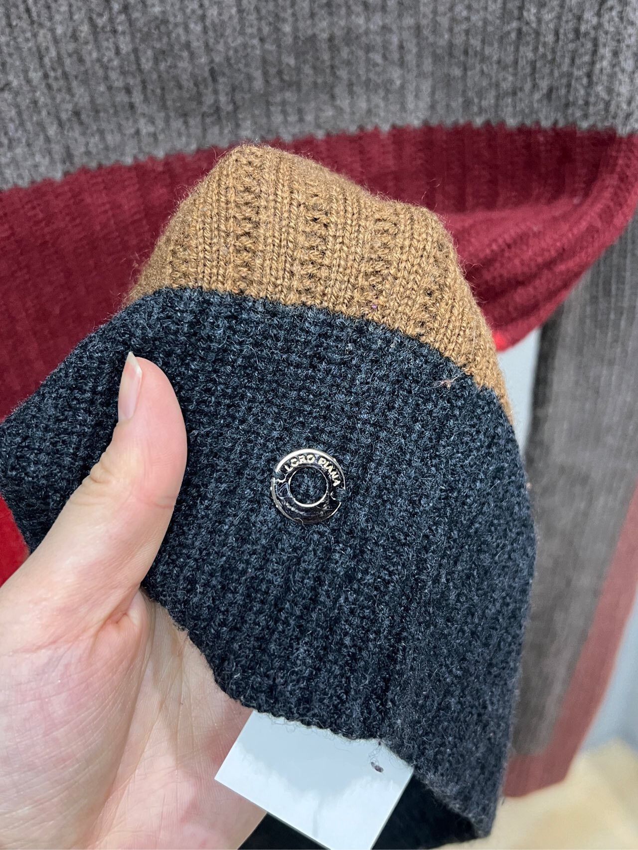 Loro Piana striped turtleneck wool sweater from Loro Piana Size US M / EU 48-50 / 2 - 3 Thumbnail