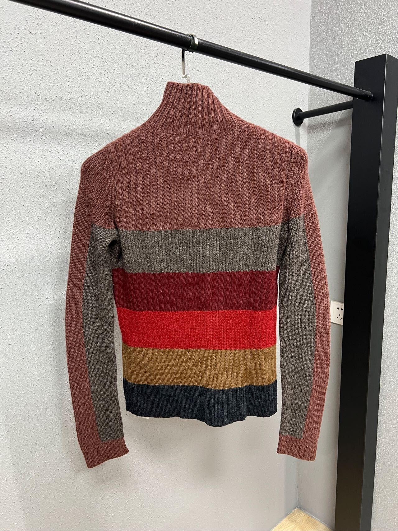 Loro Piana striped turtleneck wool sweater from Loro Piana Size US M / EU 48-50 / 2 - 2 Thumbnail