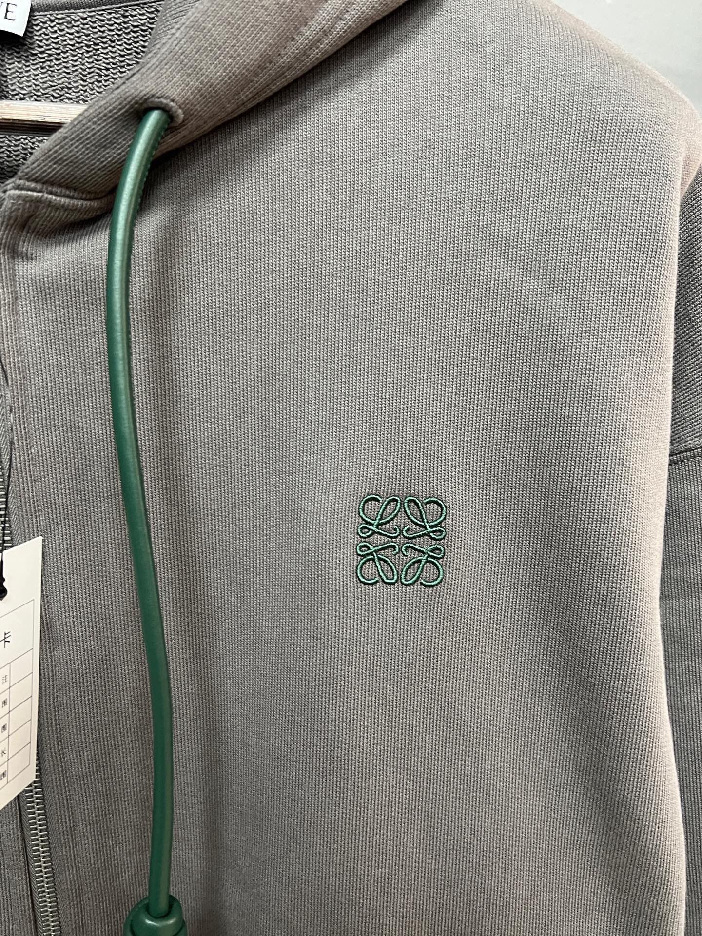Loewe new gray zip-up hoodie with knot design Size US L / EU 52-54 / 3 - 2 Thumbnail