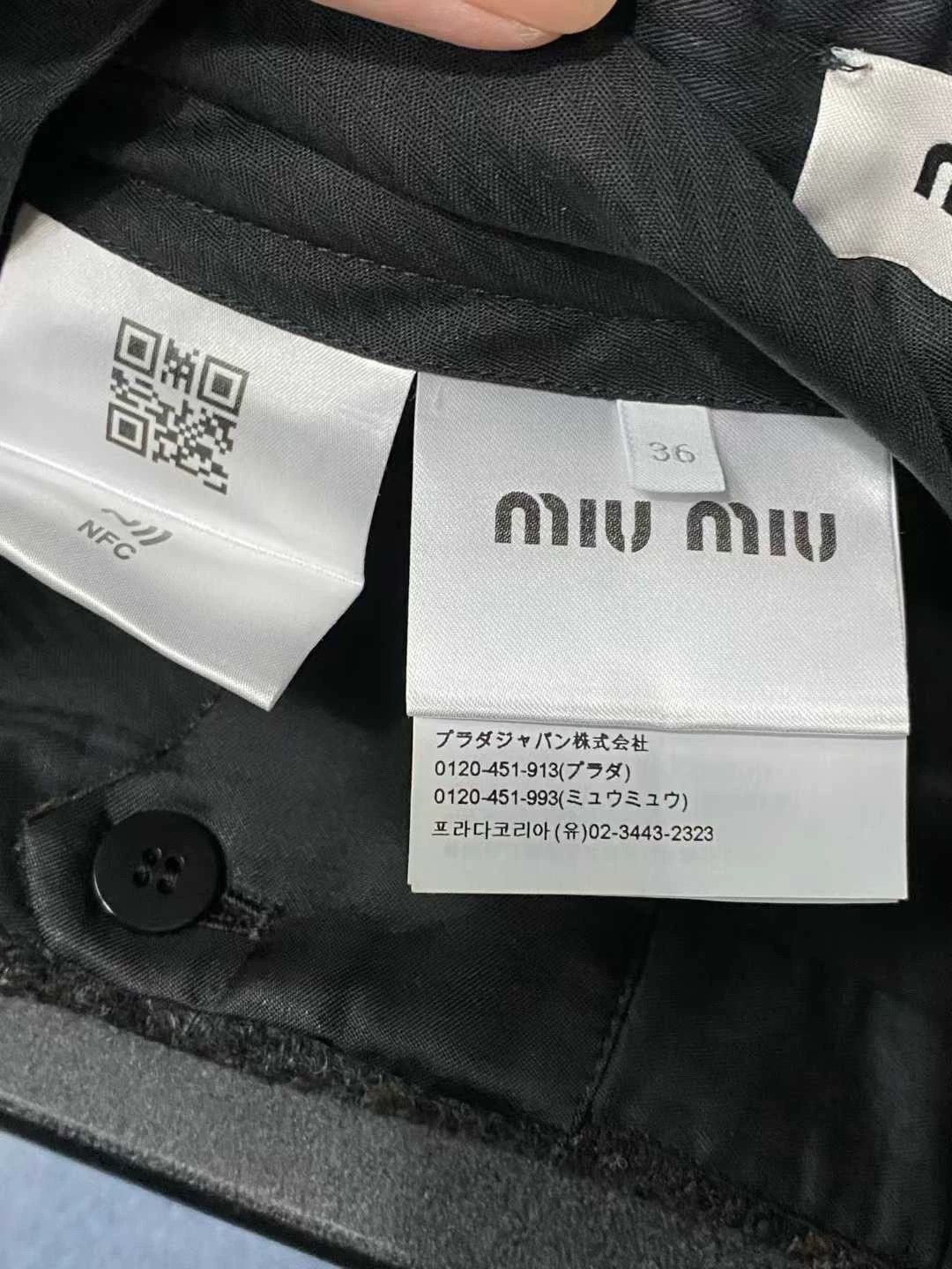 Miu Miu gray plaid shorts by miu miu Size 36" / US 14 / IT 50 - 5 Thumbnail