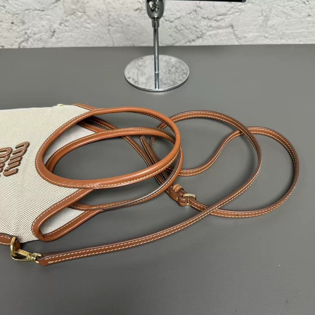 Miu Miu miumiu logo tote shoulder crossbody bag Size ONE SIZE - 6 Thumbnail
