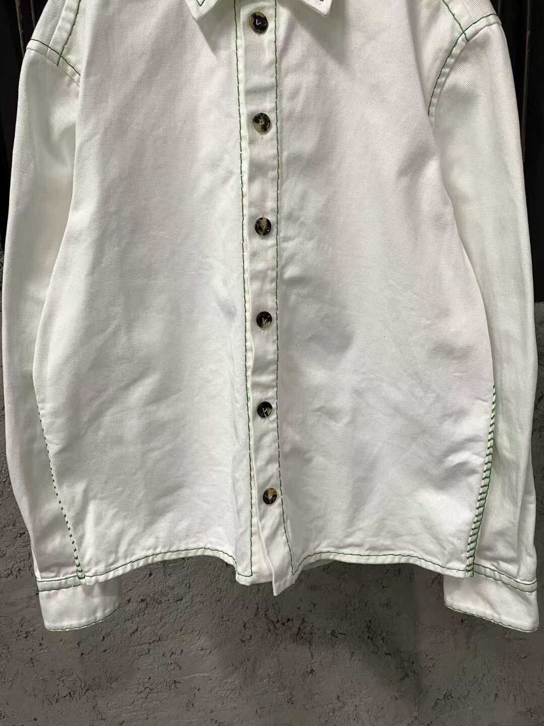 Bottega Veneta Bottega Veneta Green Denim Shirt Size US L / EU 52-54 / 3 - 4 Thumbnail