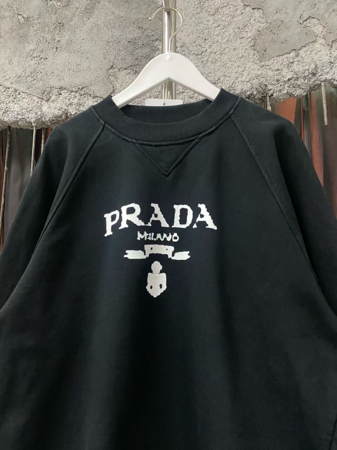 Prada black sweatshirt by Prada in size small Size US S / EU 44-46 / 1 - 3 Thumbnail