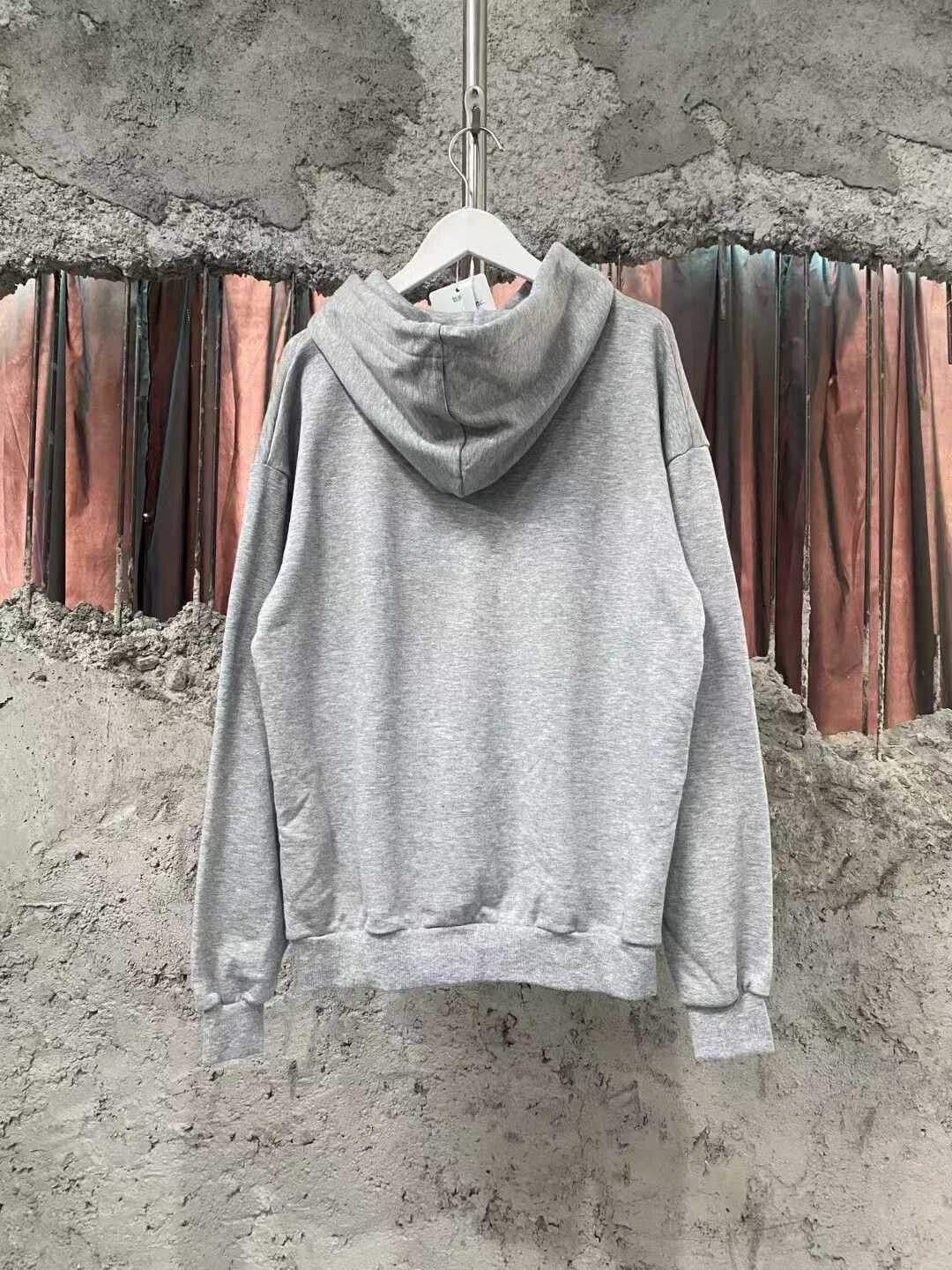 Celine gray celine hoodie with logo Size US S / EU 44-46 / 1 - 2 Thumbnail