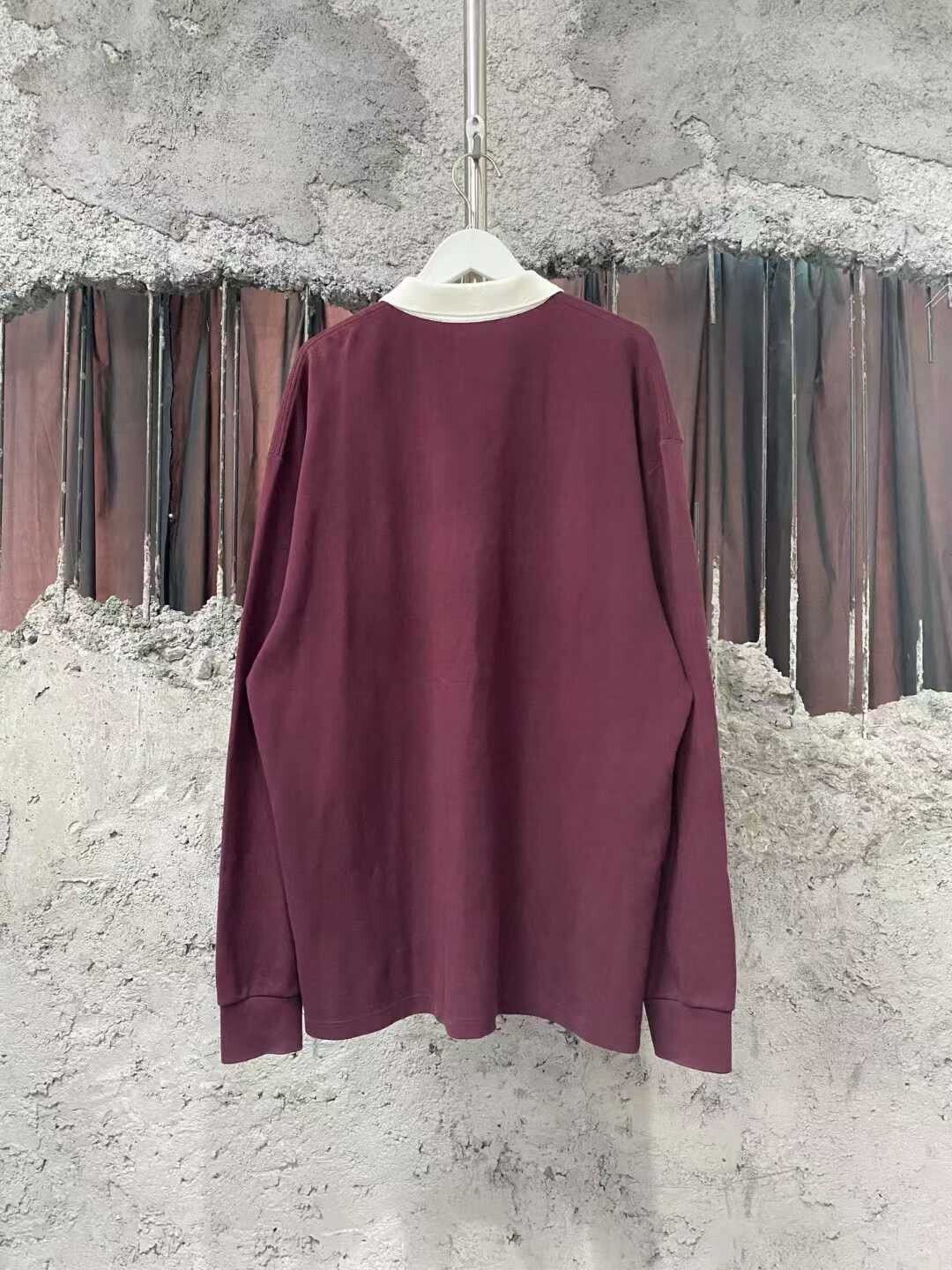 Miu Miu brand new maroon long sleeve polo Size XS / US 0-2 / IT 36-38 - 2 Thumbnail