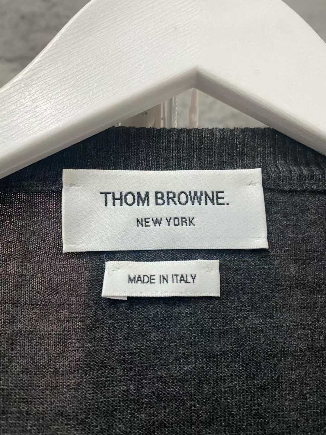 Thom Browne thom browne dark gray knit sweater Size US M / EU 48-50 / 2 - 6 Thumbnail