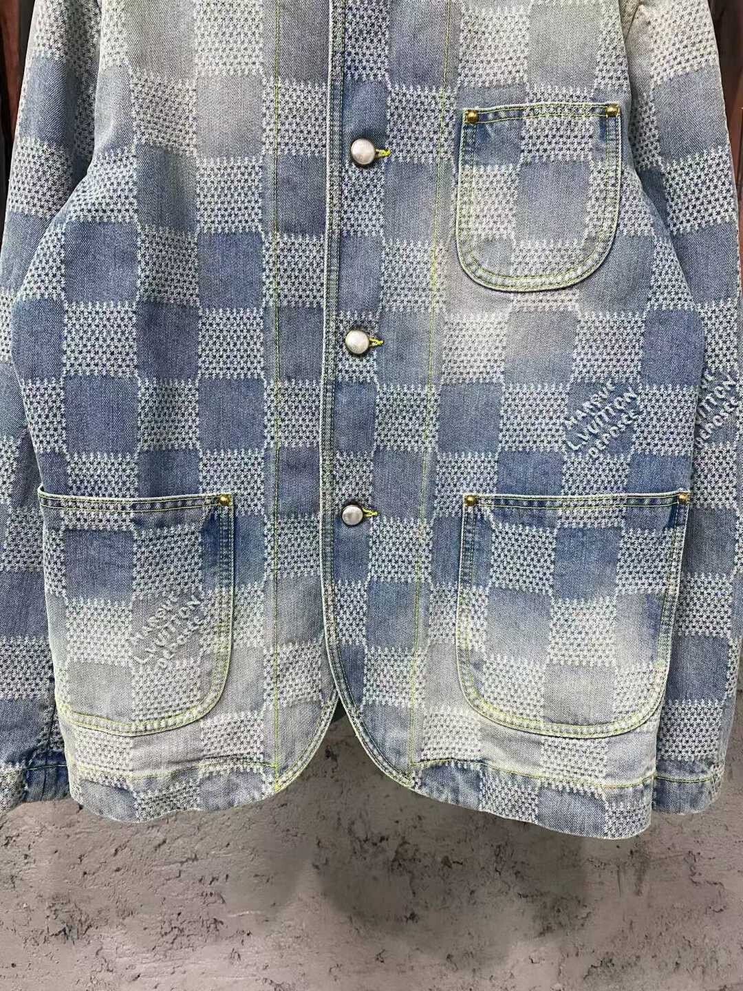 Louis Vuitton louis vuitton checkered denim jacket Size US L / EU 52-54 / 3 - 4 Thumbnail